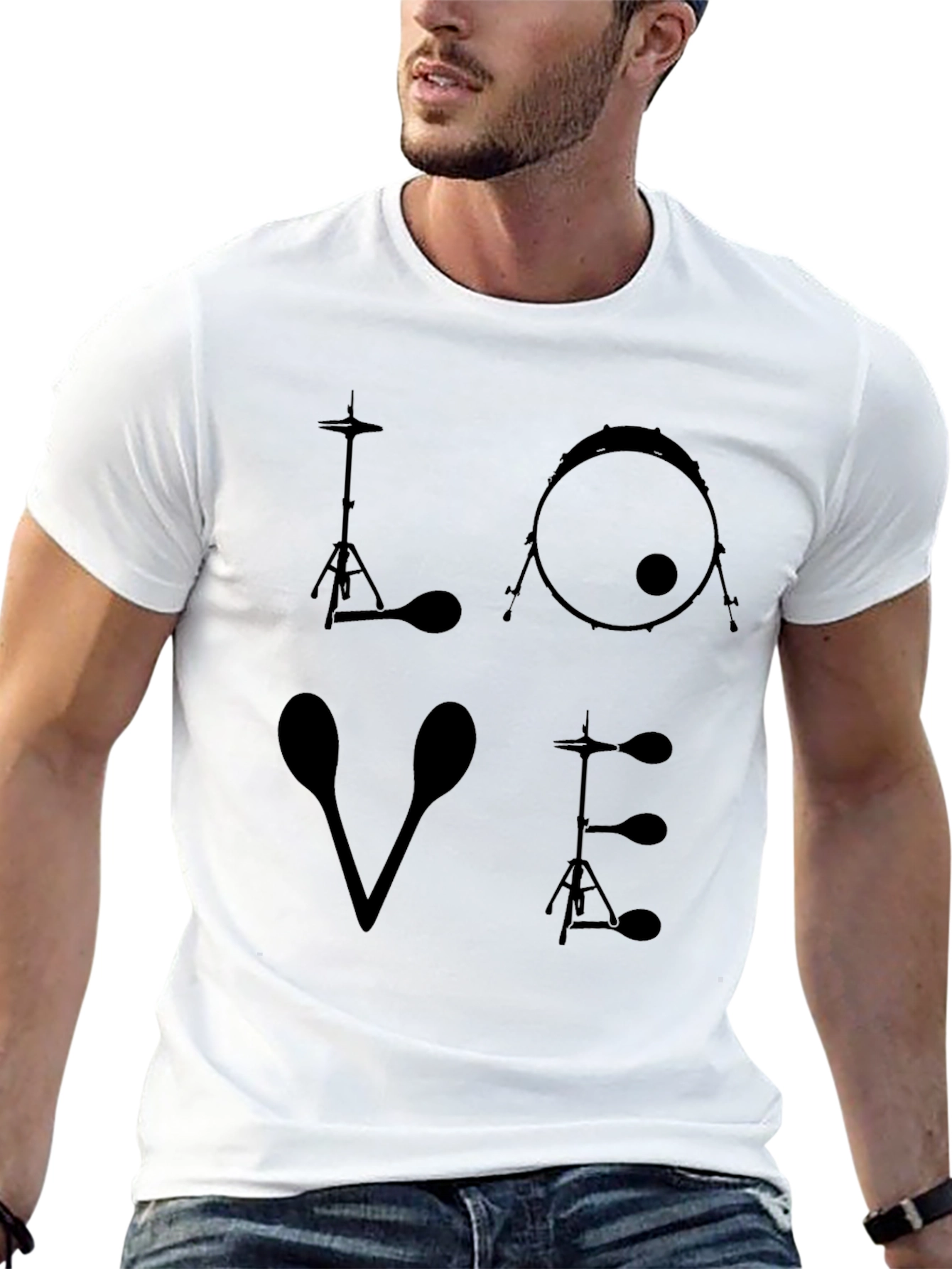 Drummer LOVE Graphic T-Shirt