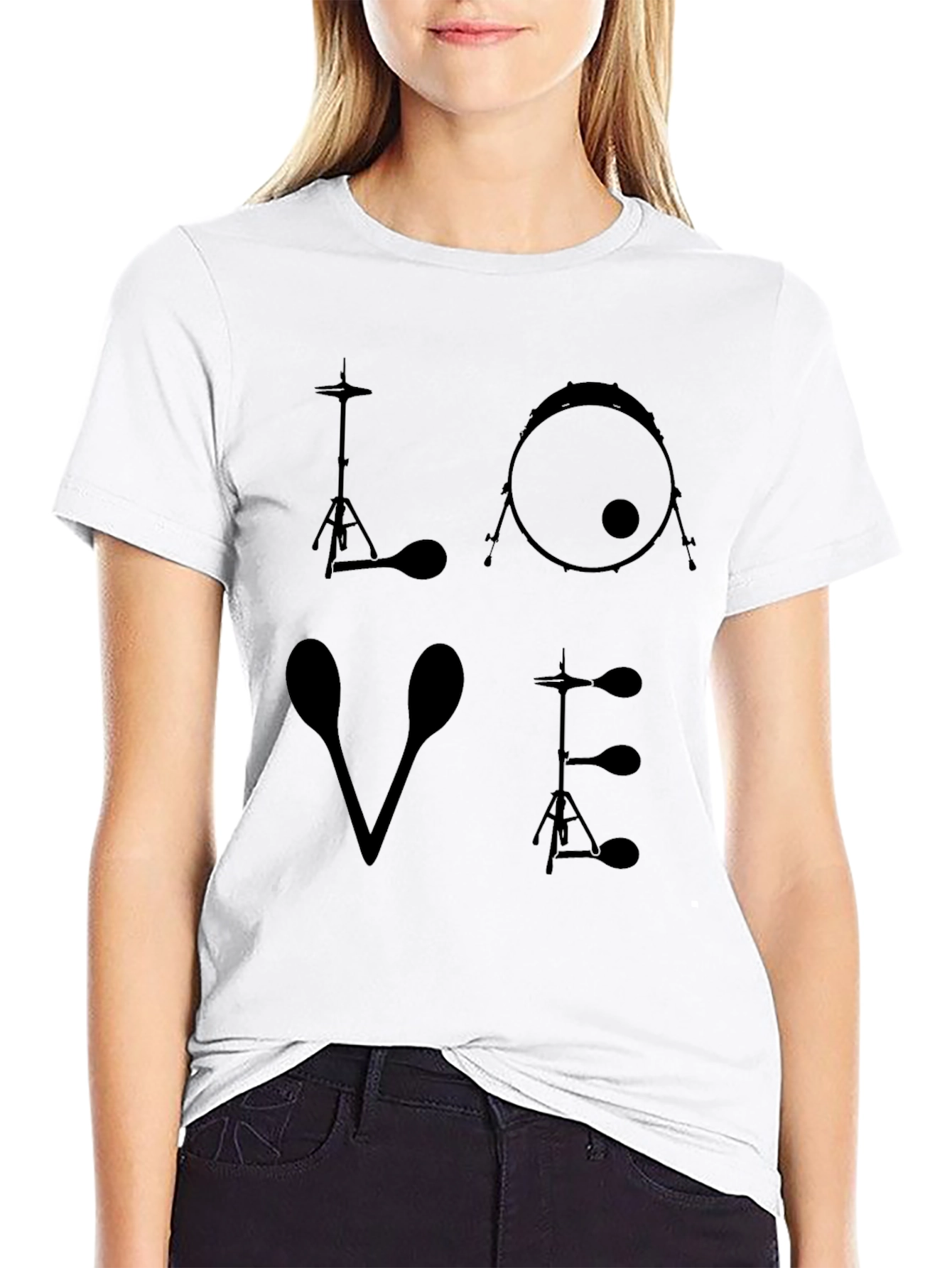Drummer LOVE Graphic T-Shirt