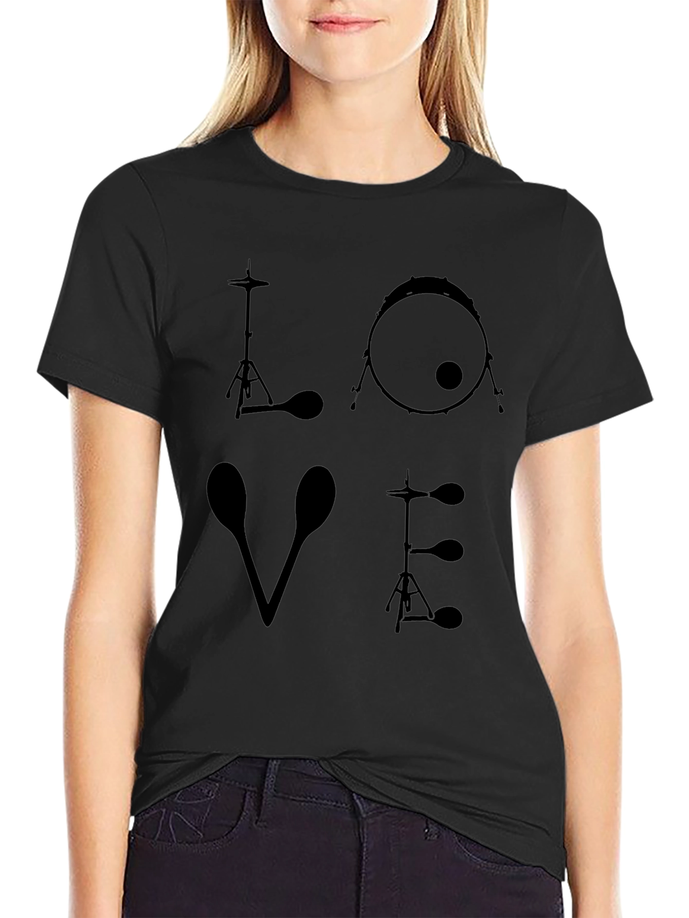 Drummer LOVE Graphic T-Shirt