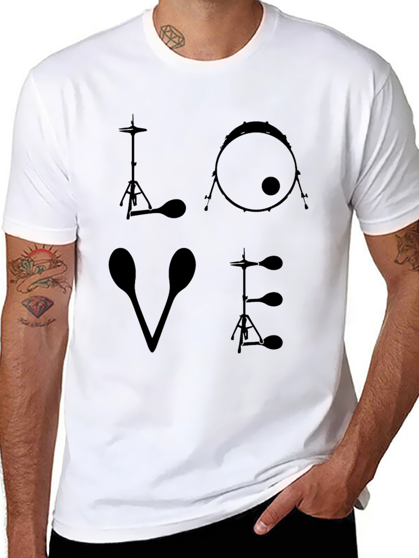 Drummer LOVE Graphic T-Shirt
