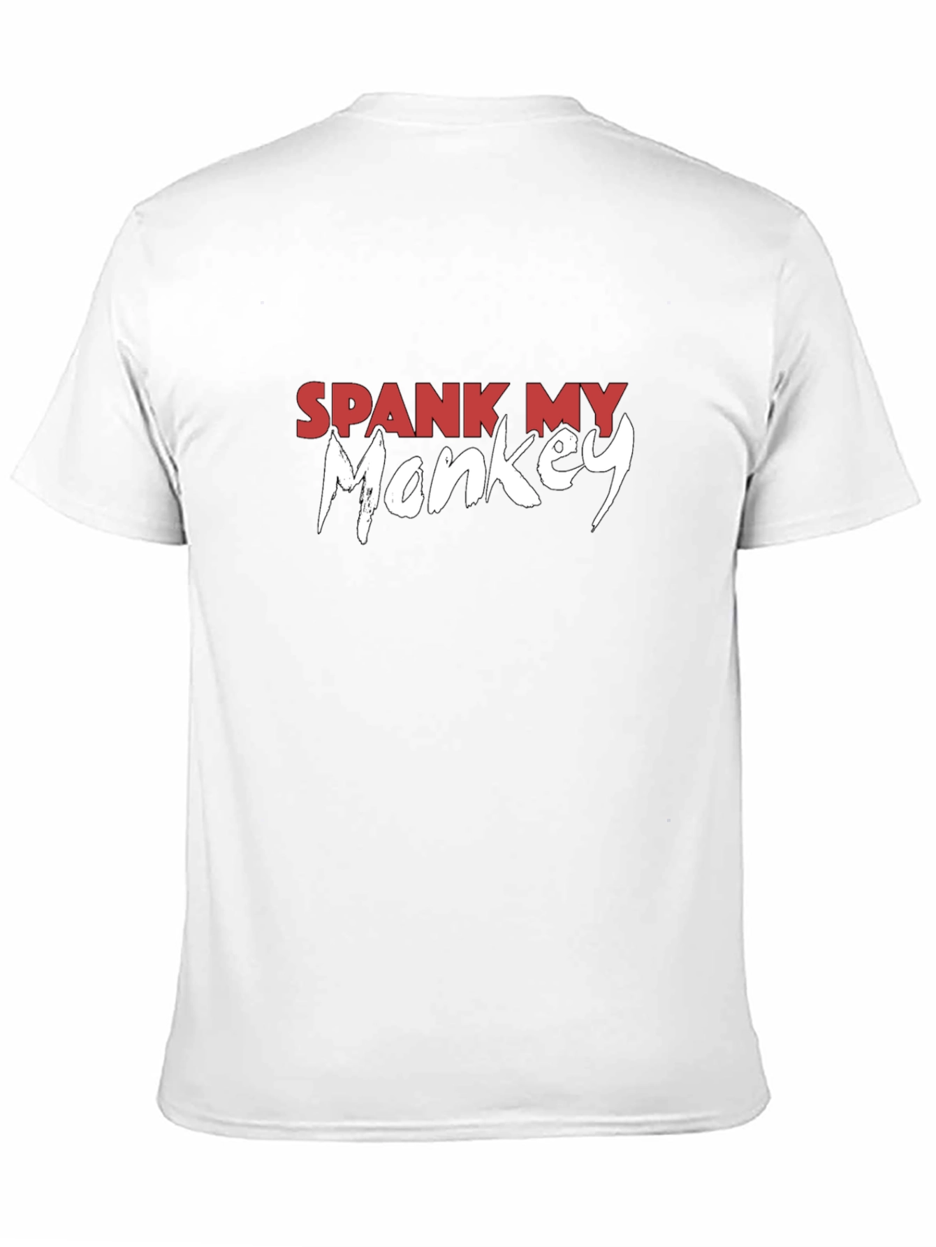 Spank My Monkey Graphic Tee - Funny Slogan T-Shirt