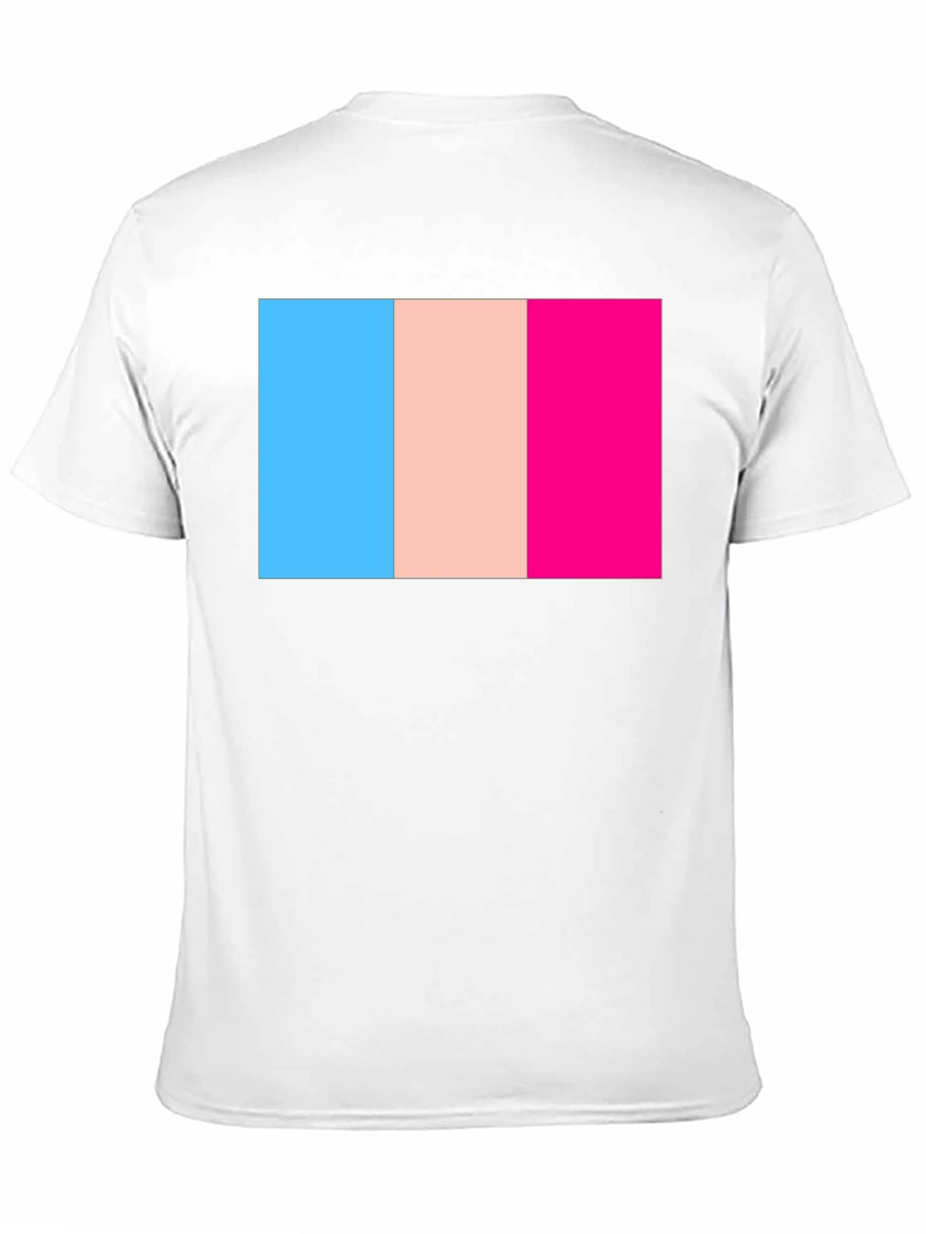 Transgender Pride Flag Graphic T-Shirt - Black