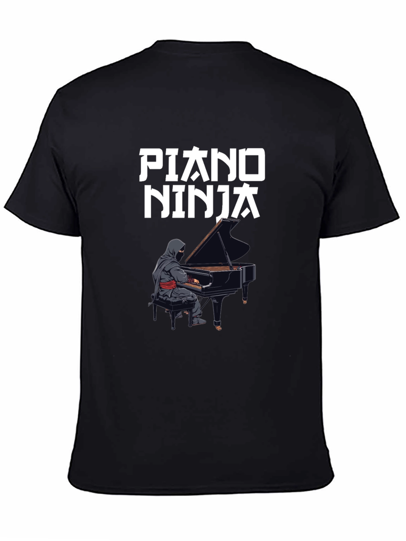 Piano Ninja Graphic T-Shirt