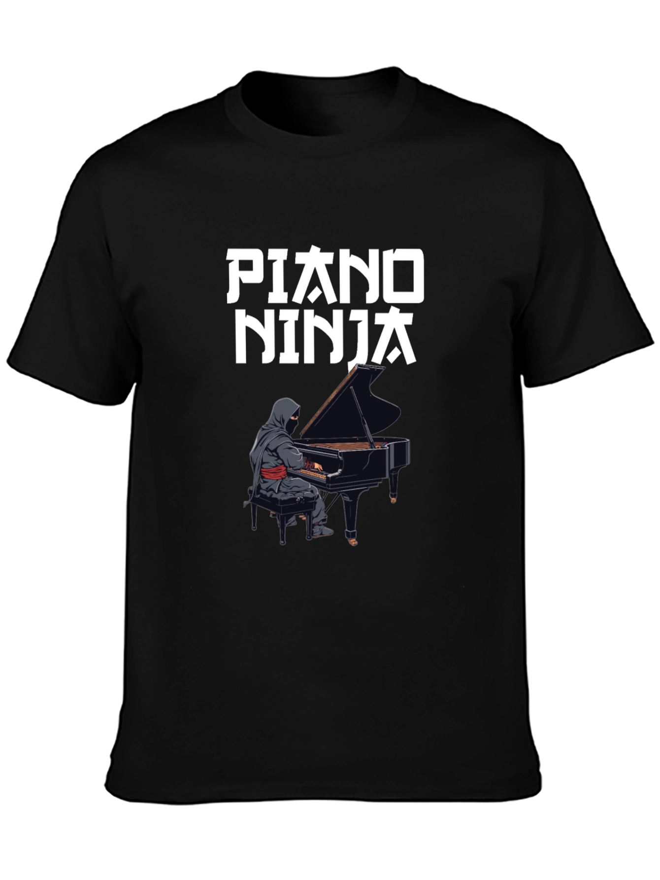 Piano Ninja Graphic T-Shirt
