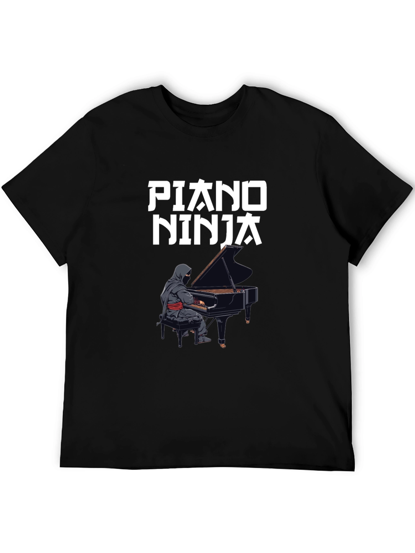 Piano Ninja Graphic T-Shirt