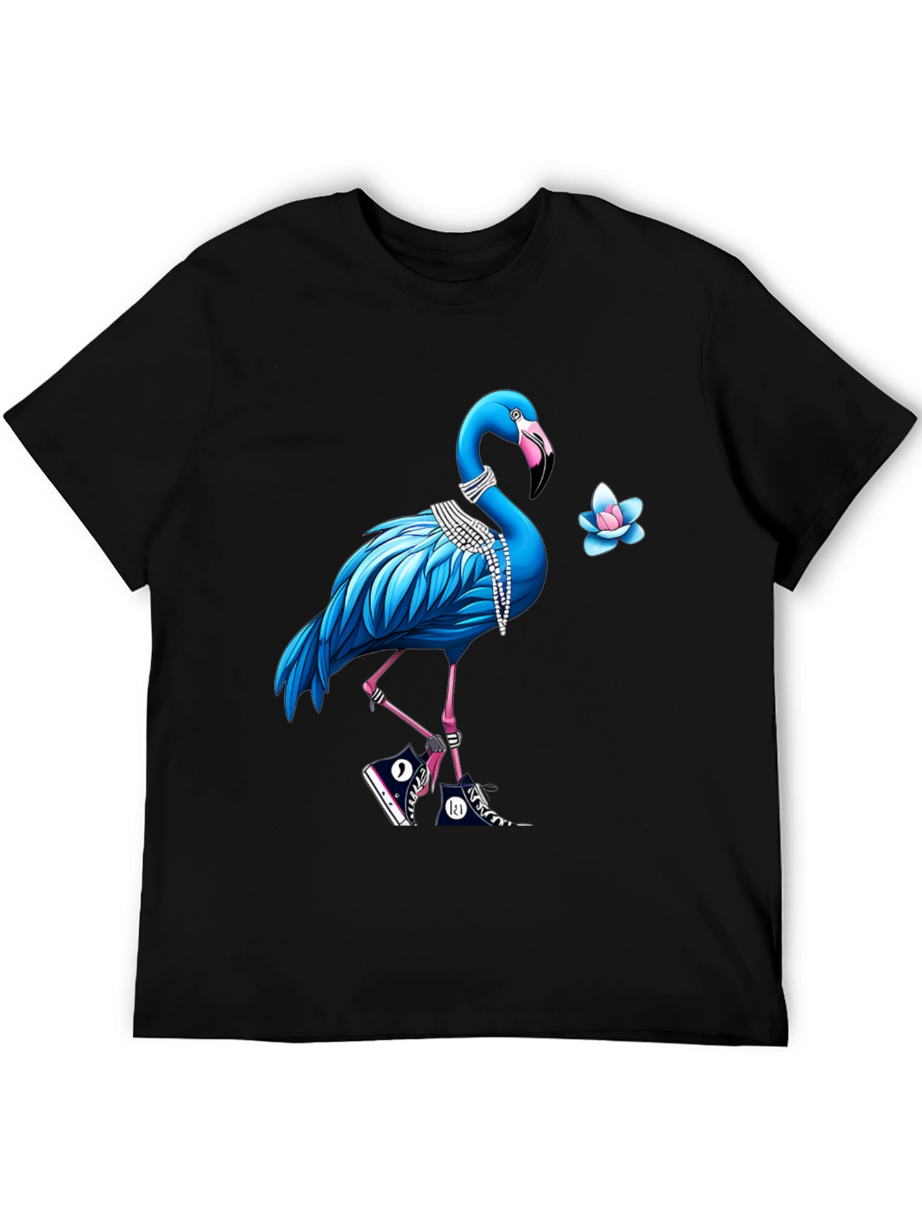 Funky Flamingo Graphic T-Shirt - Casual Streetwear Tee