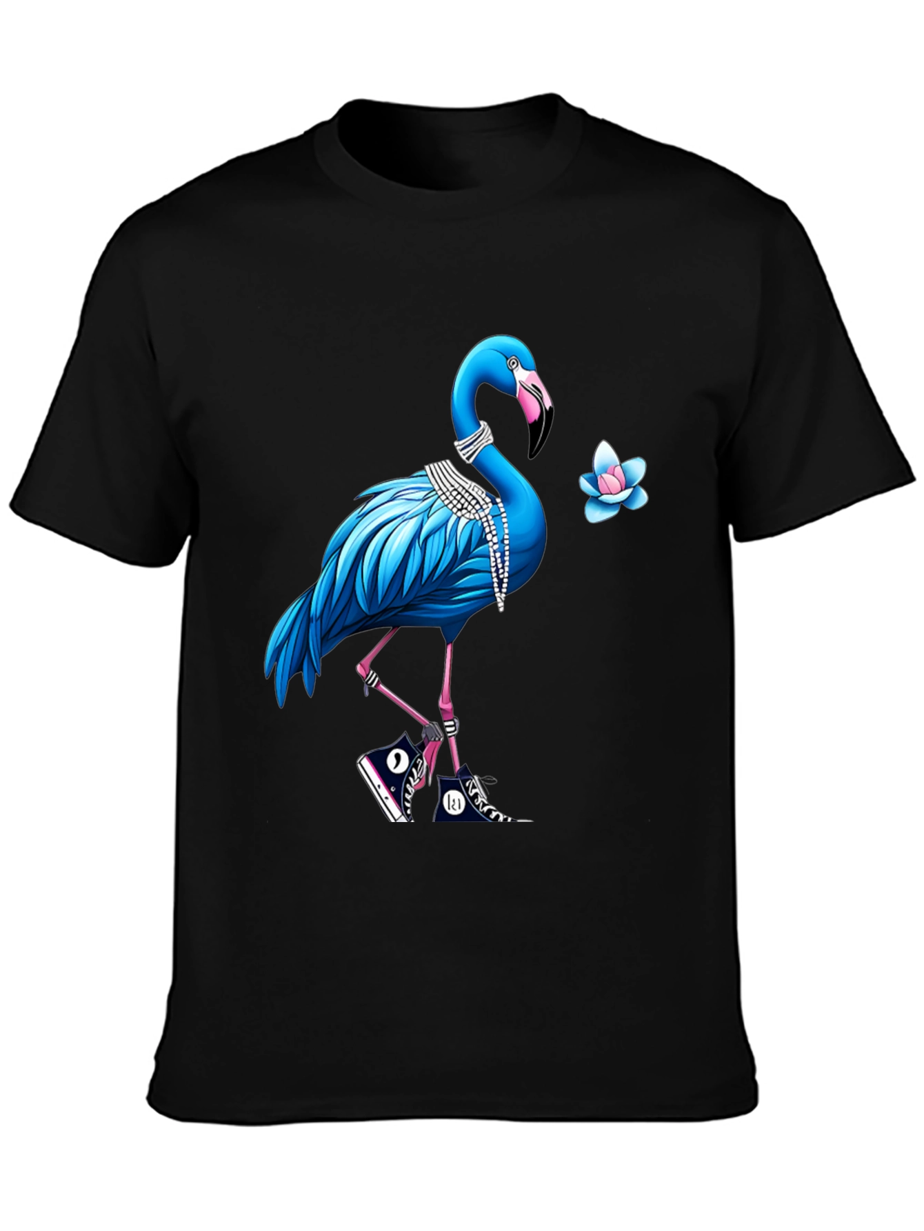 Funky Flamingo Graphic T-Shirt - Casual Streetwear Tee