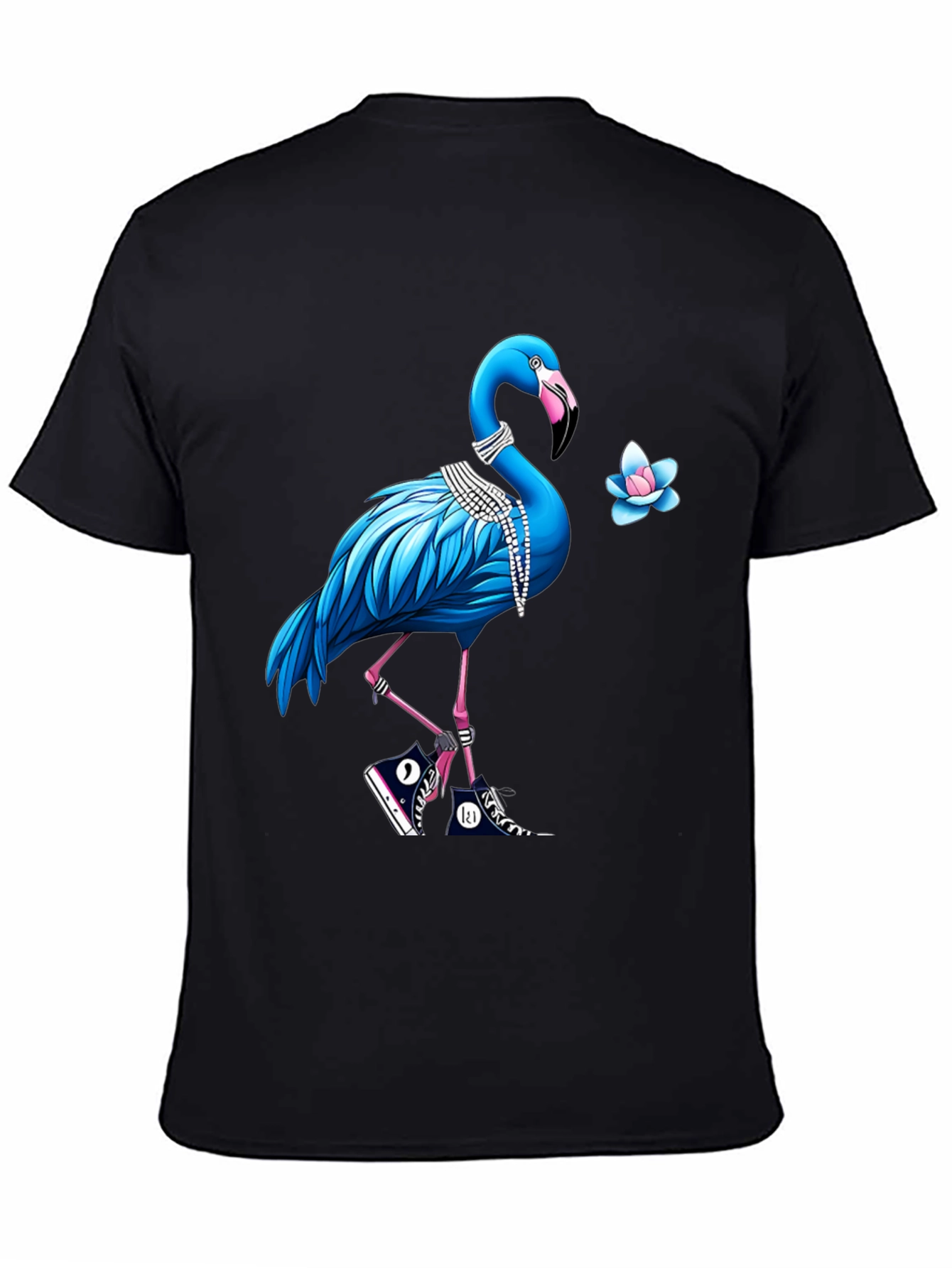 Funky Flamingo Graphic T-Shirt - Casual Streetwear Tee