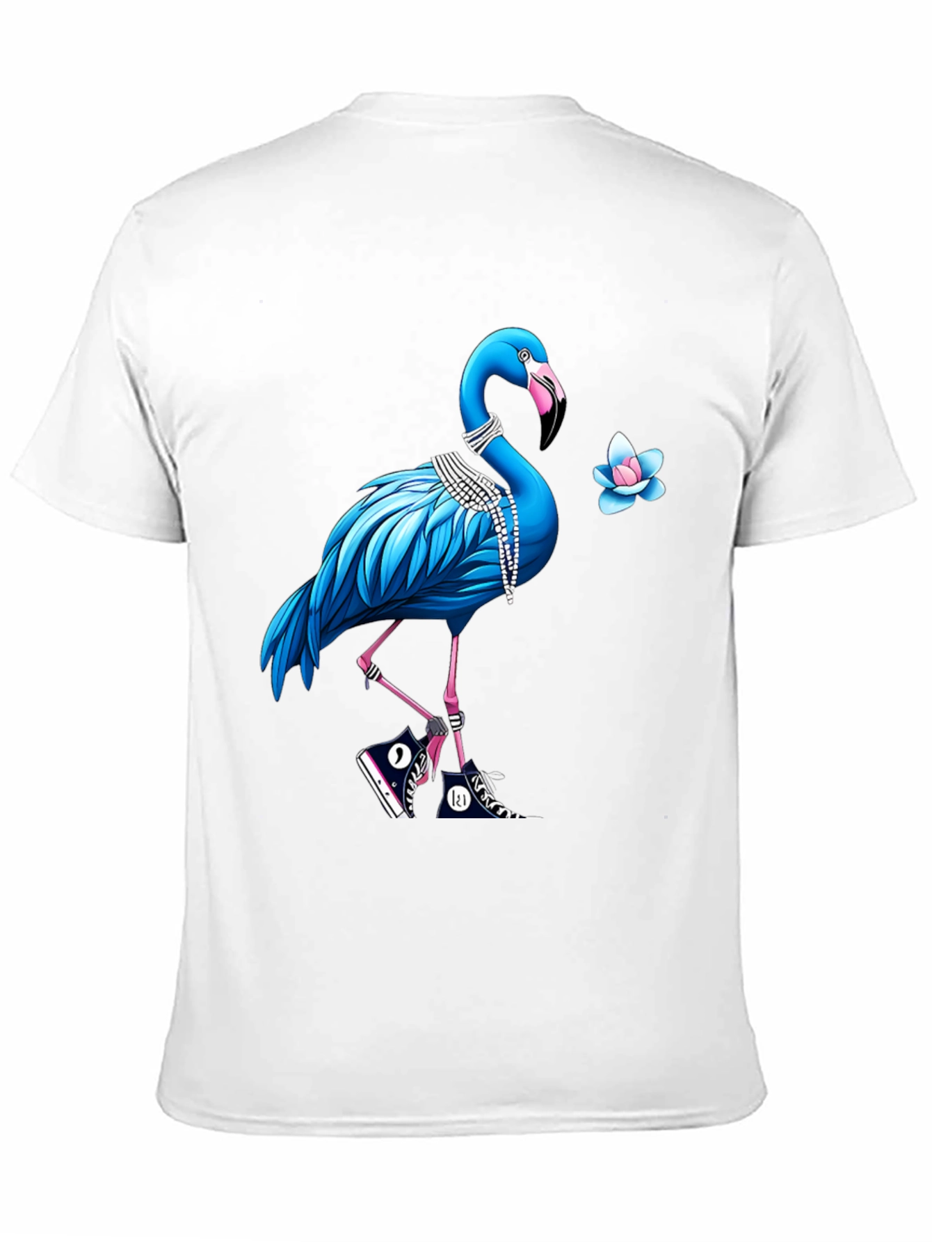 Funky Flamingo Graphic T-Shirt - Casual Streetwear Tee