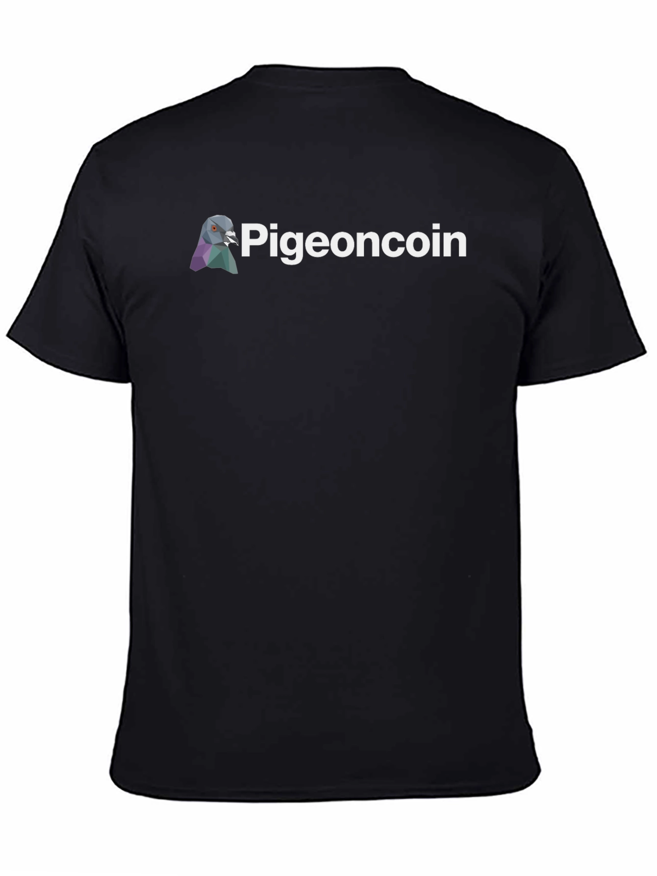 Pigeoncoin Graphic Tee - Black Crypto T-Shirt