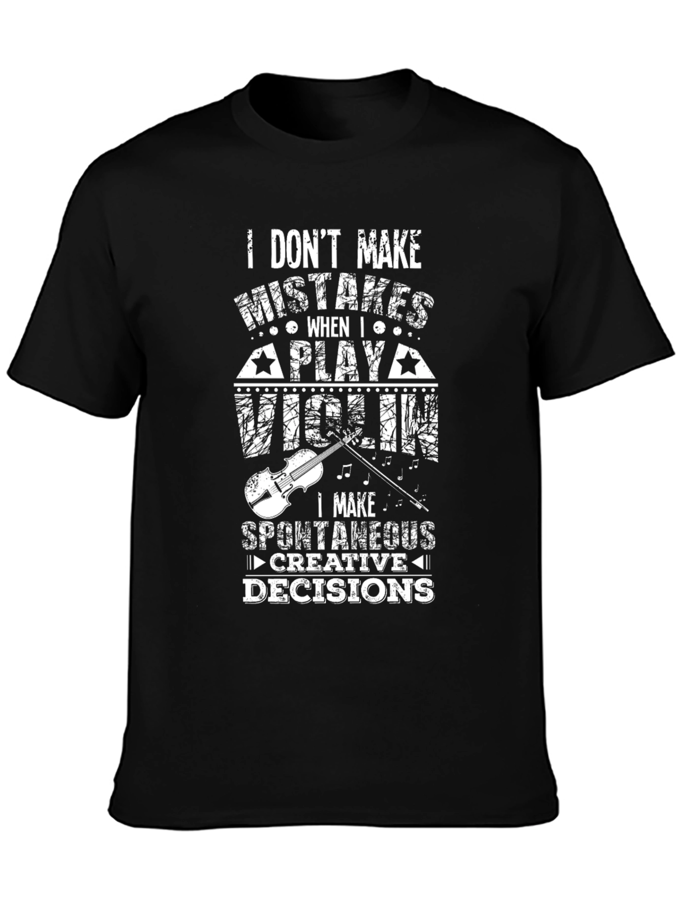 Violin Player T-Shirt - Spontaneous Creative Decisions