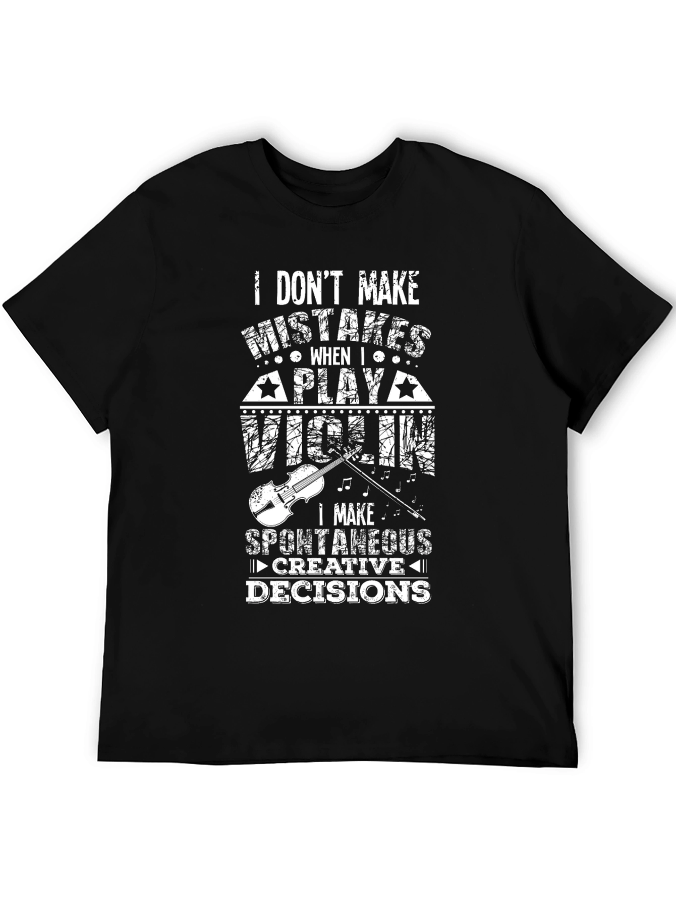Violin Player T-Shirt - Spontaneous Creative Decisions