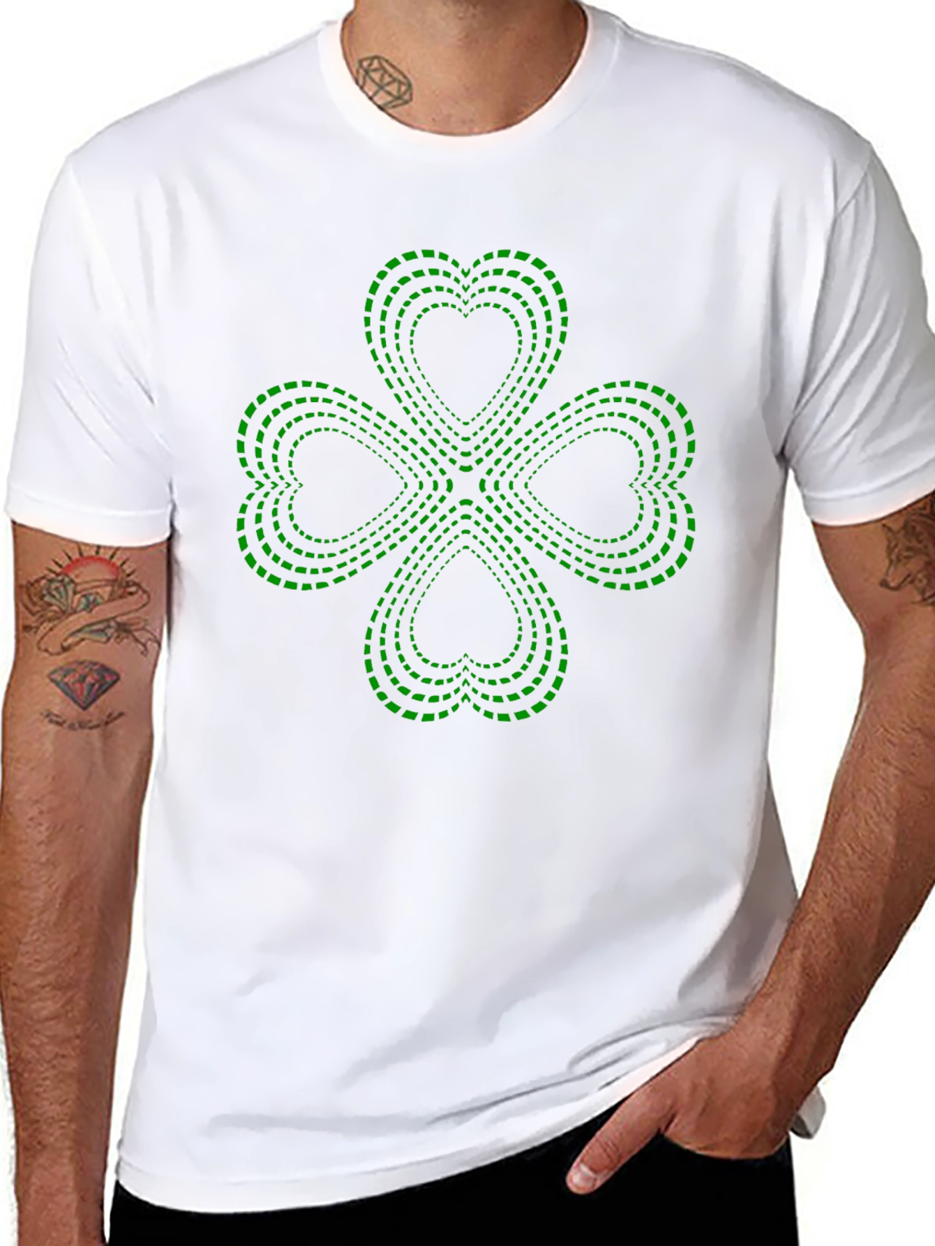 Lucky Clover Graphic Tee - St. Patricks Day Style