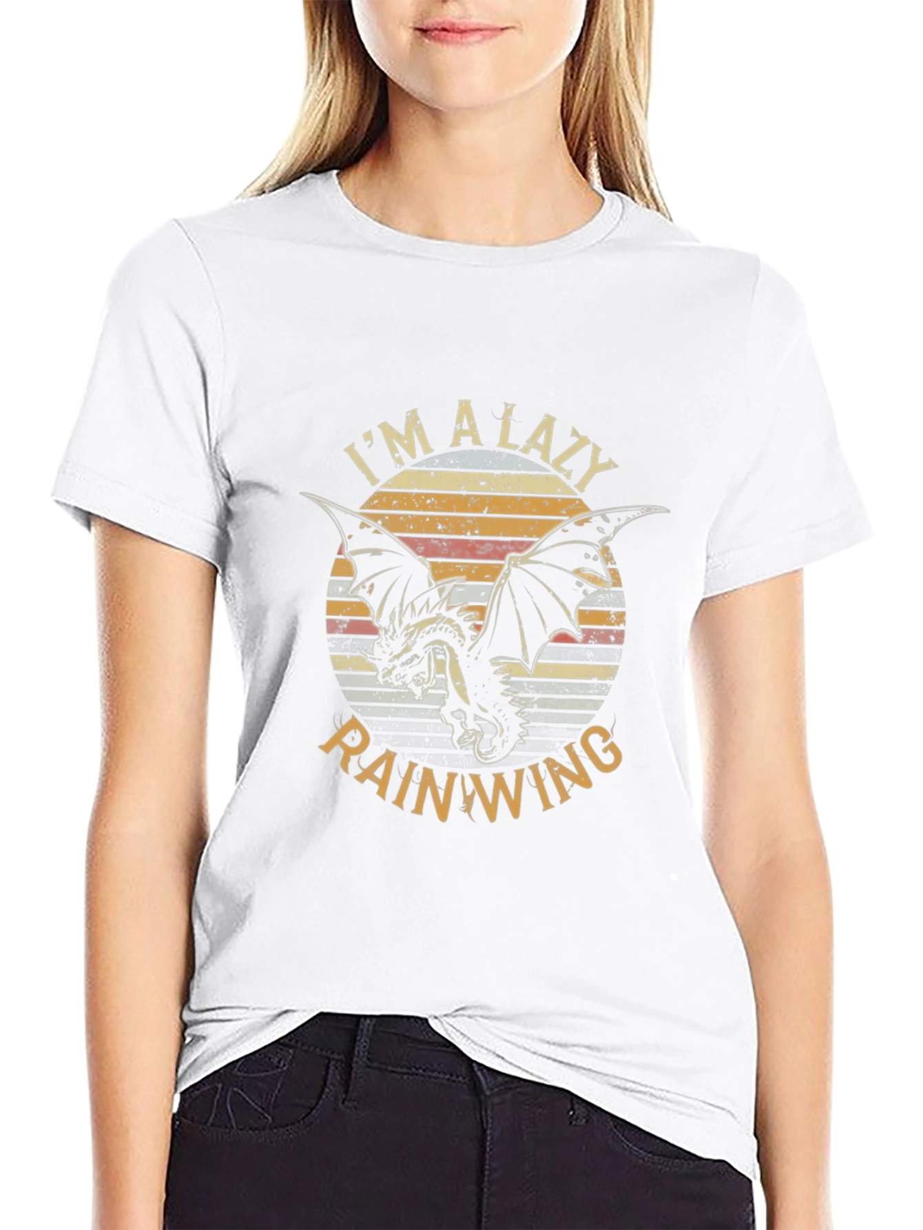 Lazy Rainwing Dragon Graphic Tee
