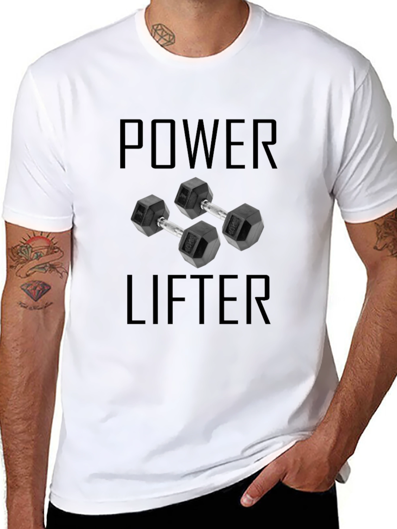 Power Lifter T-Shirt - Black Workout Apparel