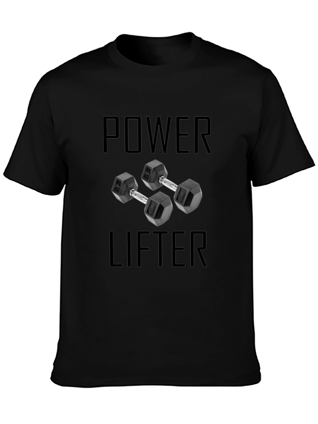Power Lifter T-Shirt - Black Workout Apparel
