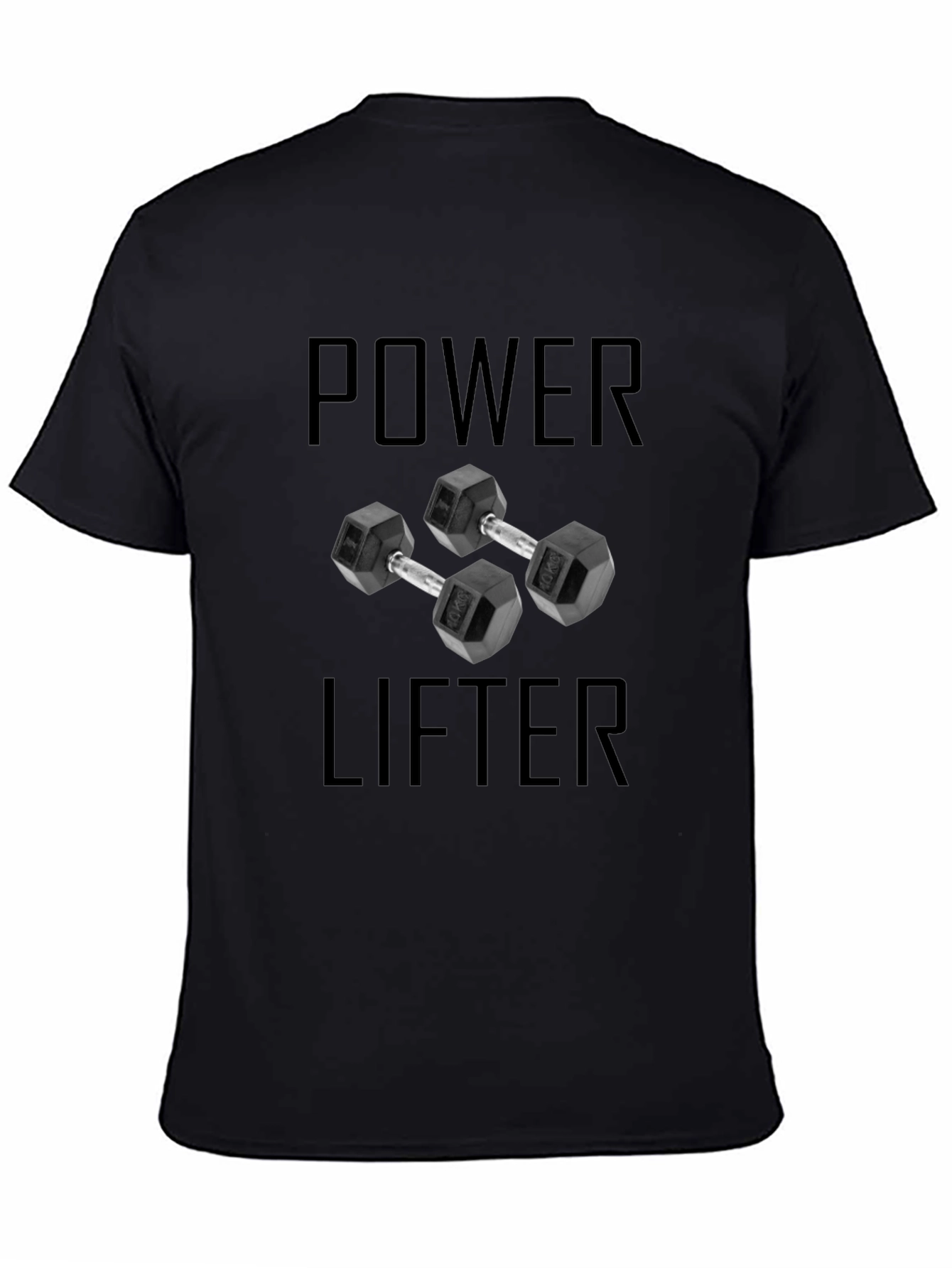Power Lifter T-Shirt - Black Workout Apparel