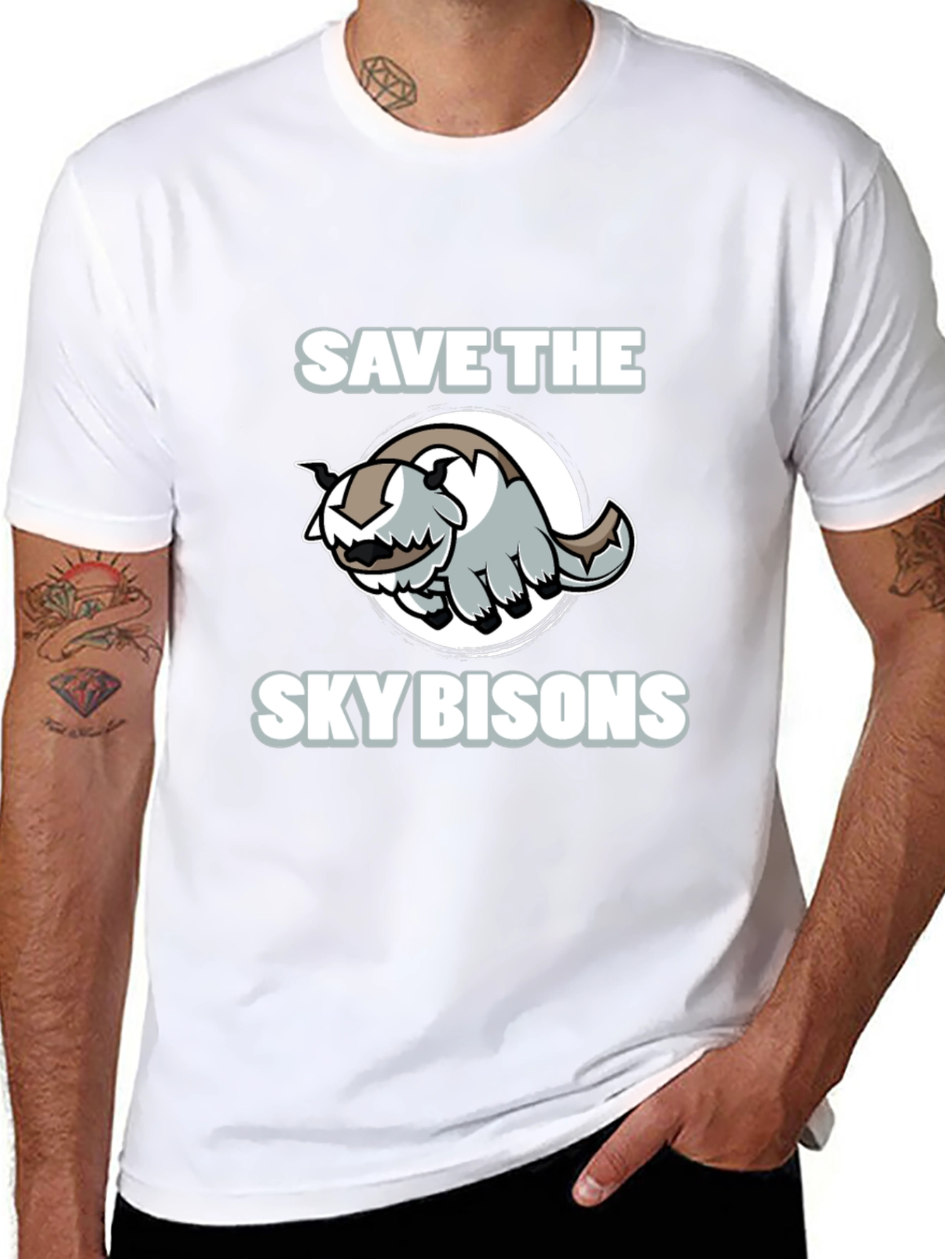 Save the Sky Bisons T-Shirt - Avatar Fan Apparel