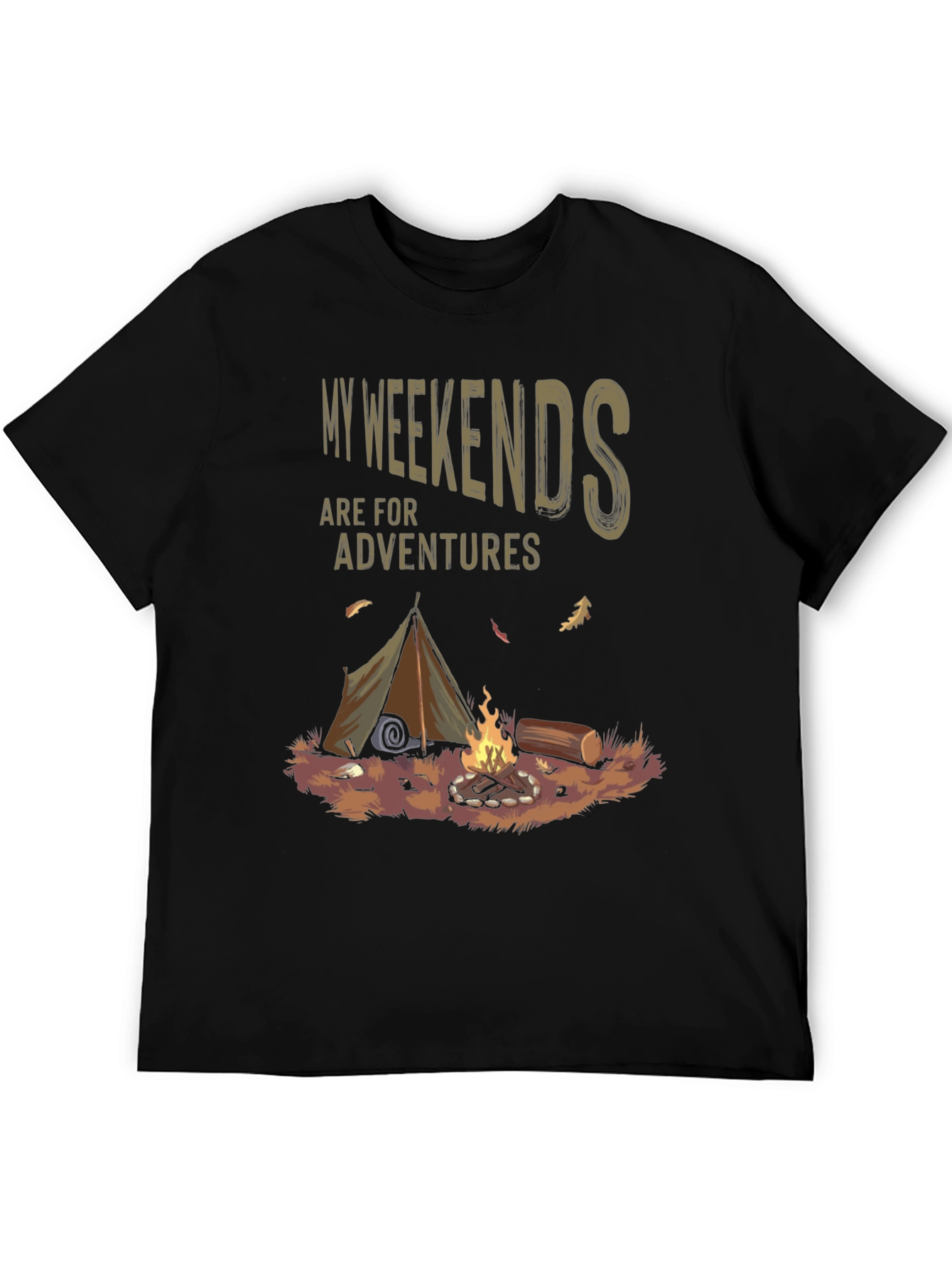 Weekend Adventure Camping Graphic Tee