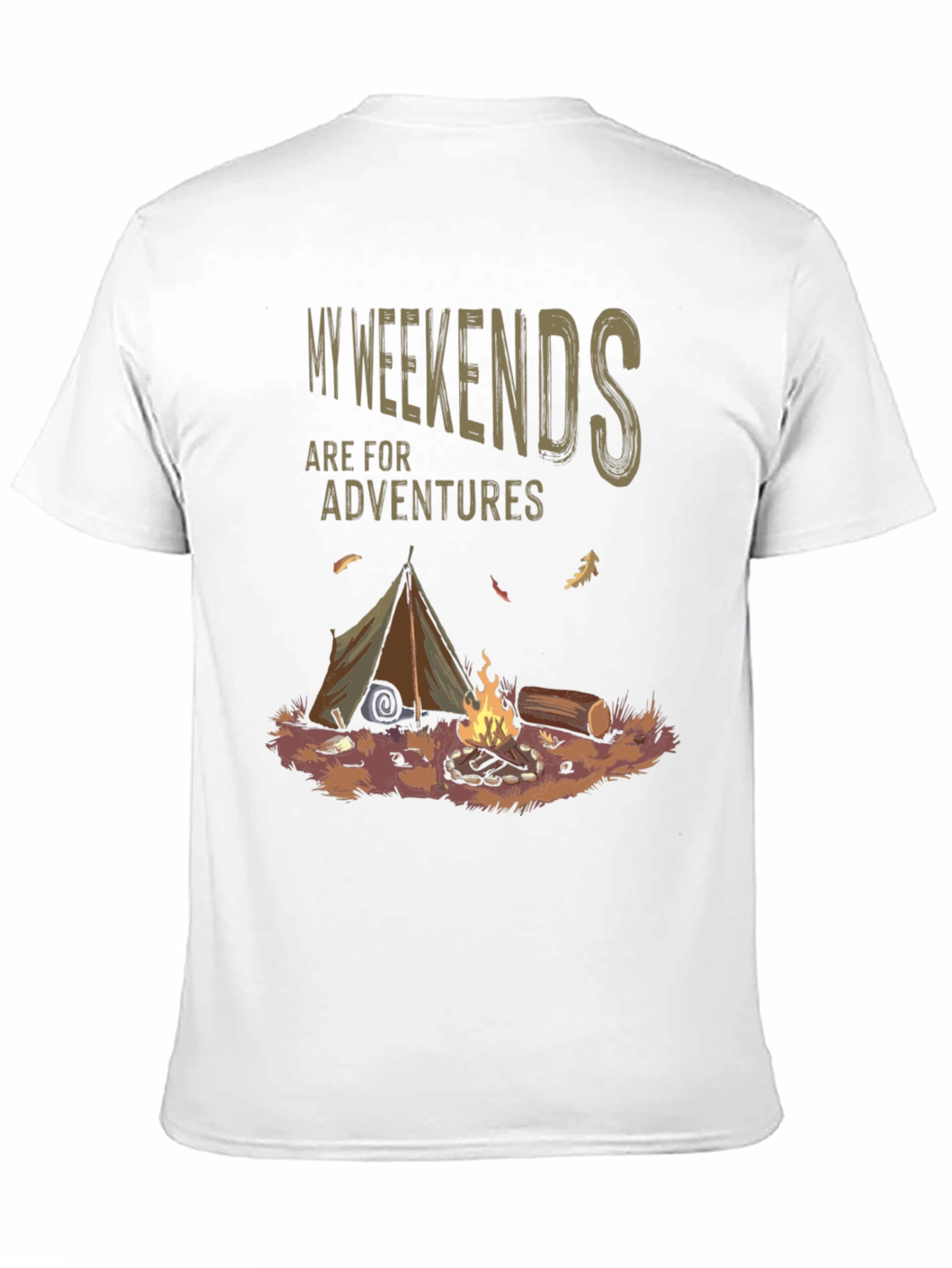 Weekend Adventure Camping Graphic Tee