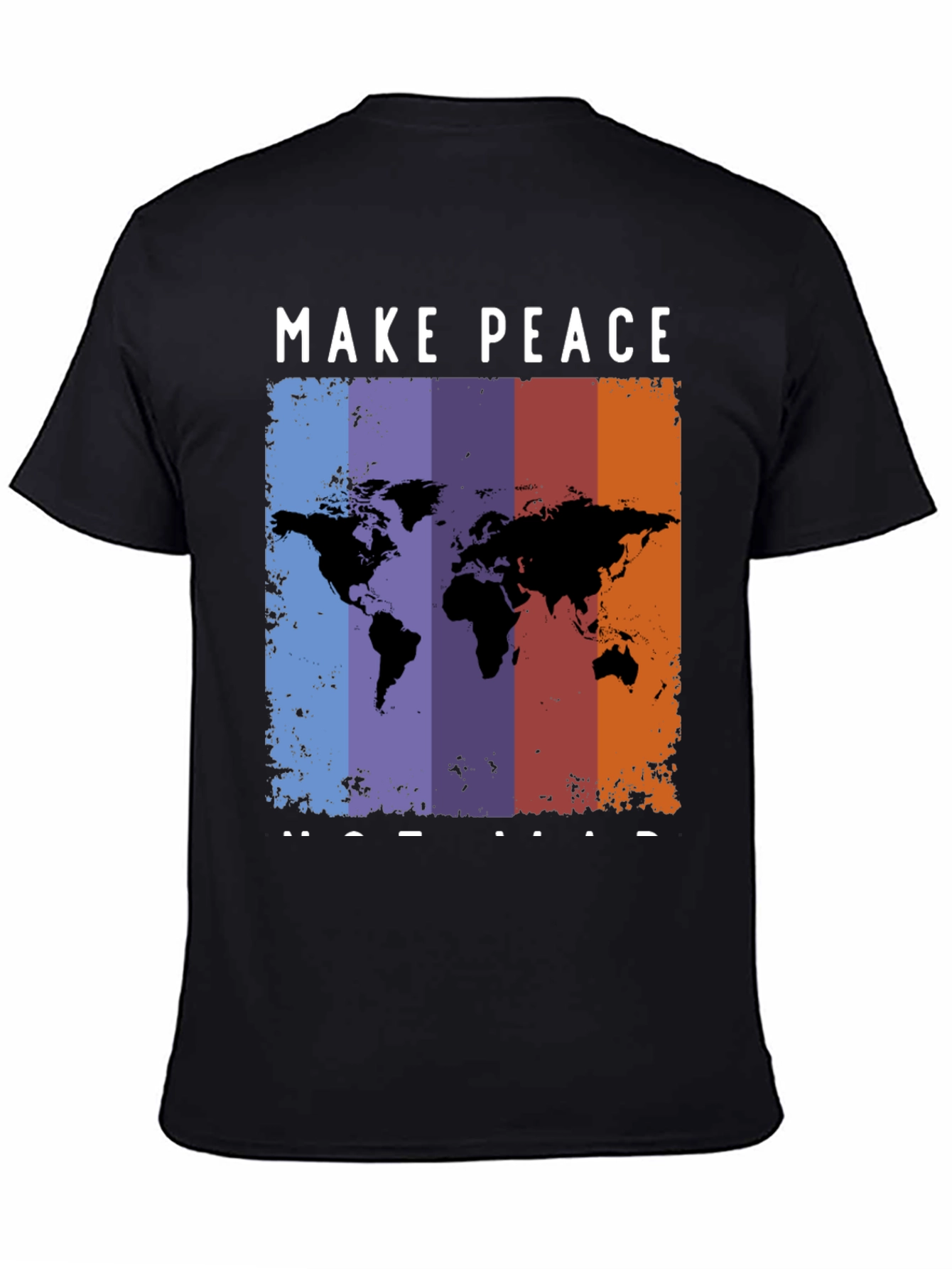 Peace Map Graphic T-Shirt