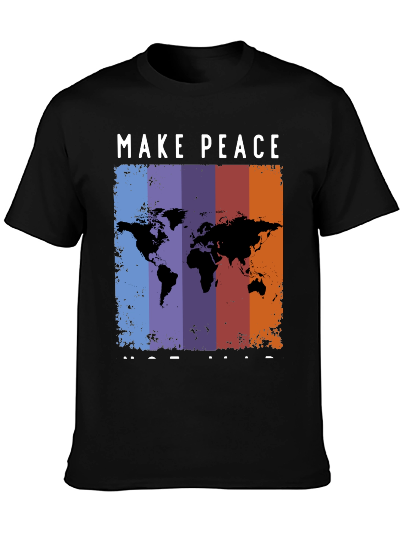 Peace Map Graphic T-Shirt