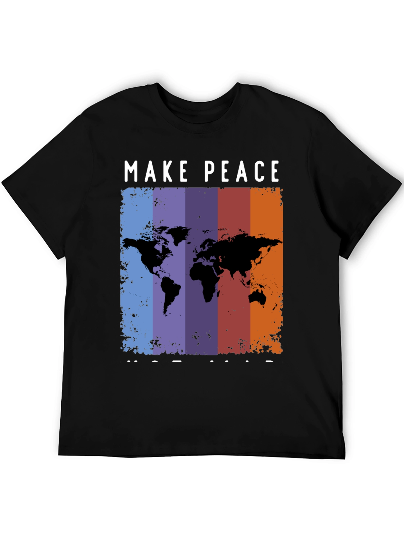 Peace Map Graphic T-Shirt