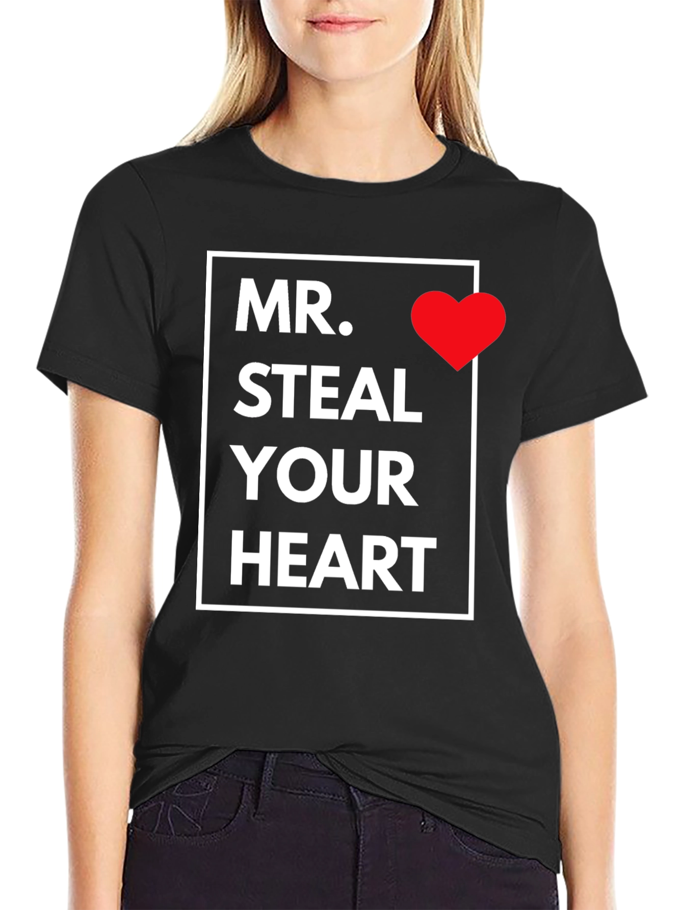 Mr. Steal Your Heart Graphic Tee - Black