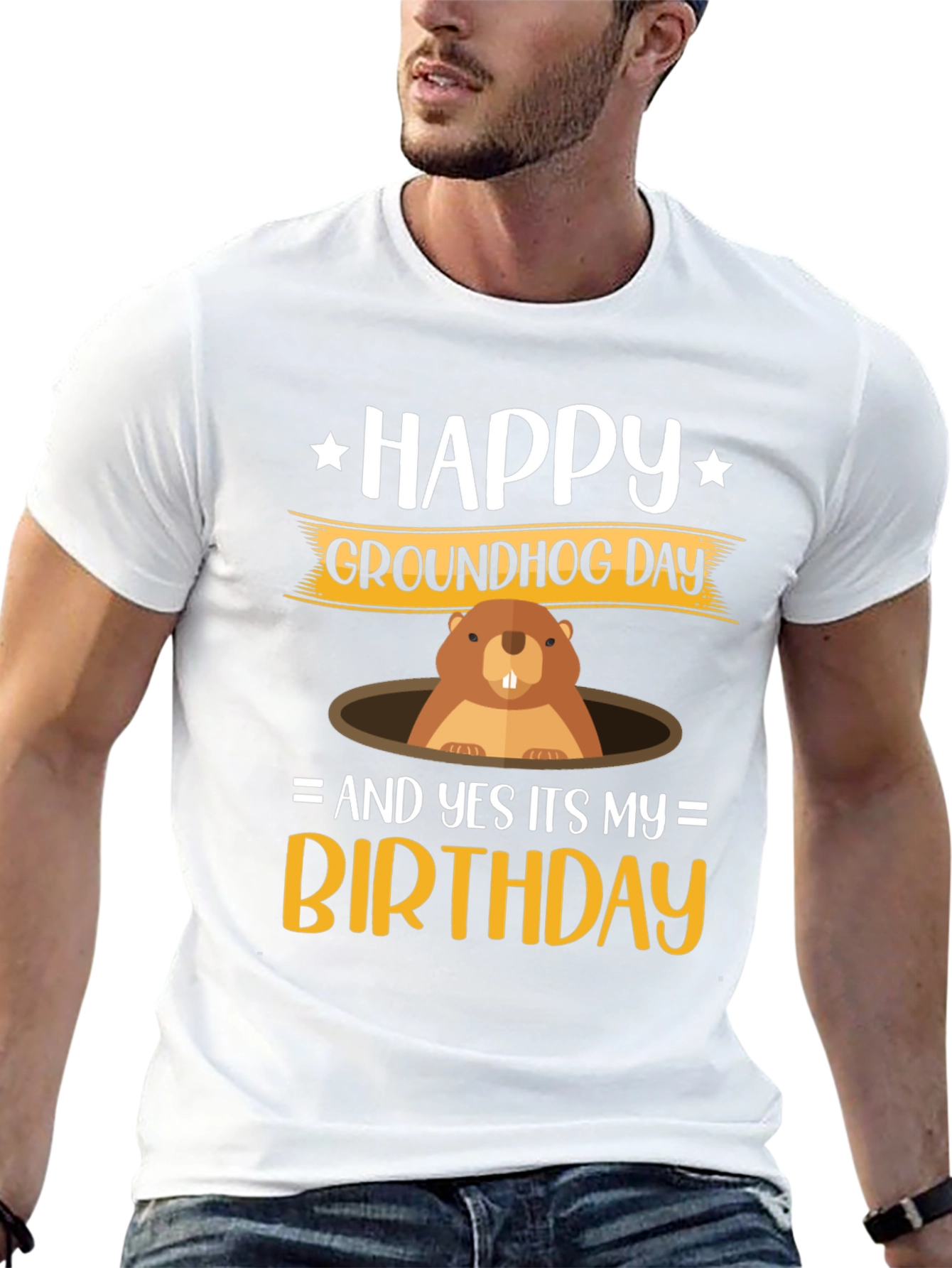 Happy Groundhog Day Birthday T-Shirt