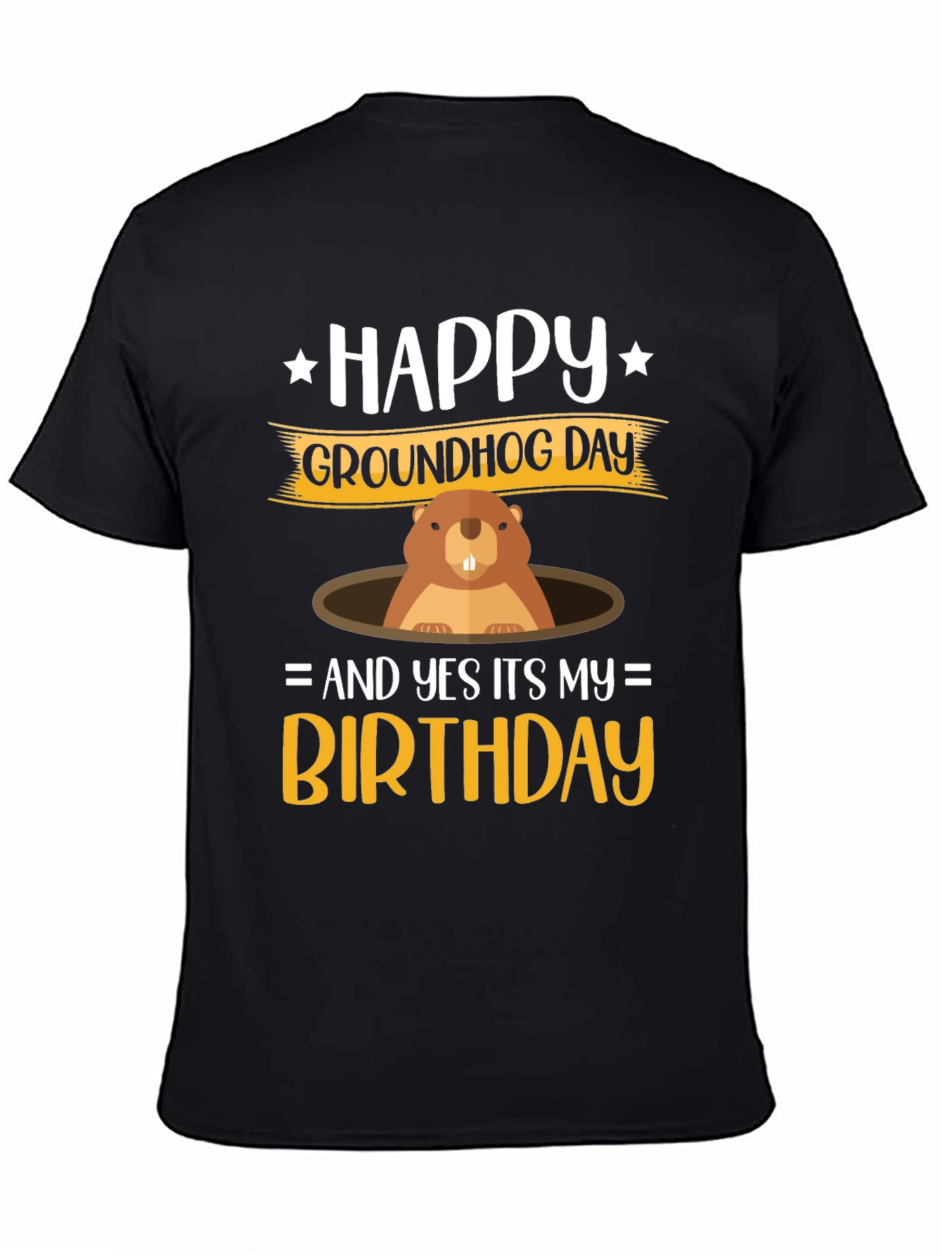 Happy Groundhog Day Birthday T-Shirt