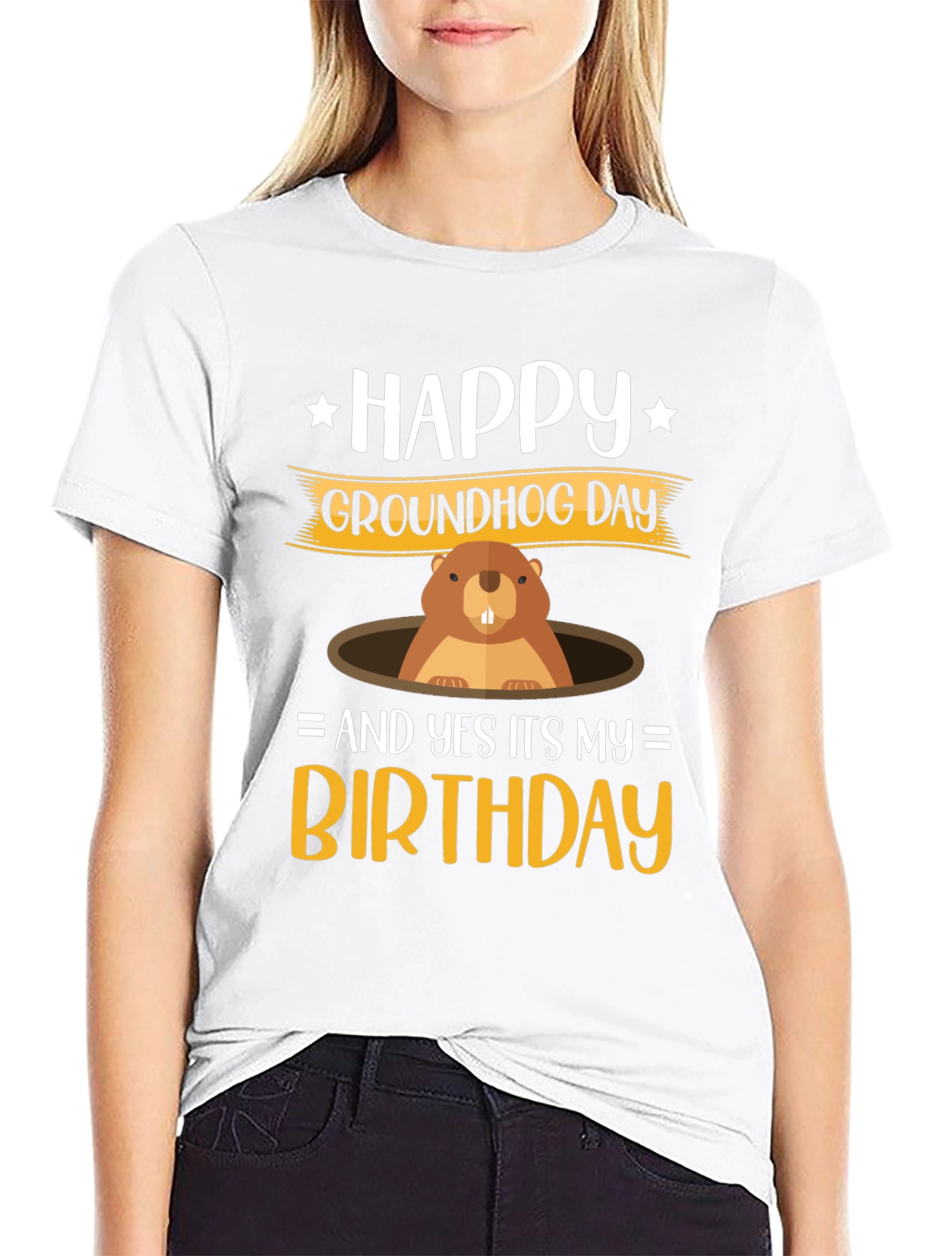 Happy Groundhog Day Birthday T-Shirt