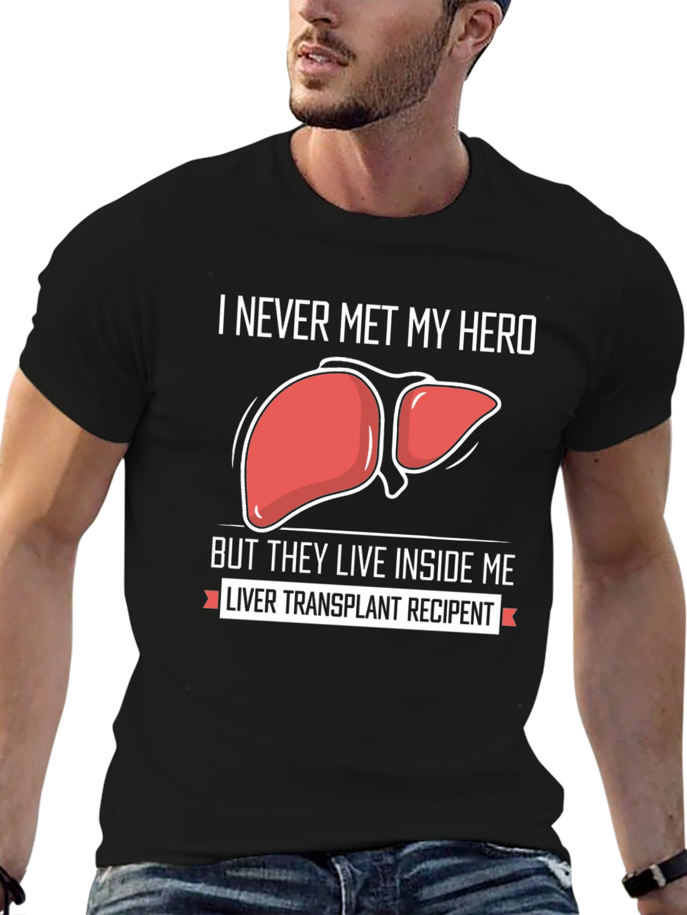 Liver Transplant Recipient Graphic T-Shirt