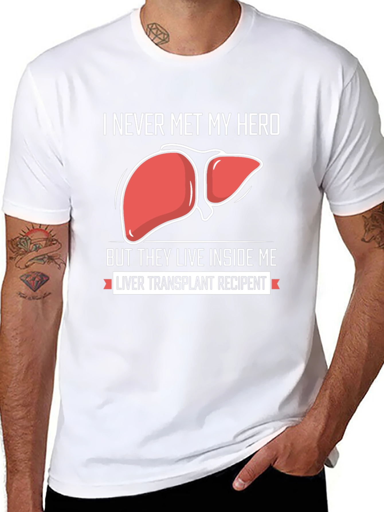Liver Transplant Recipient Graphic T-Shirt