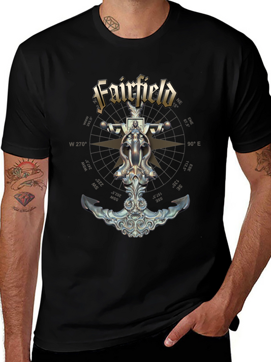 Fairfield Compass Anchor Graphic T-Shirt