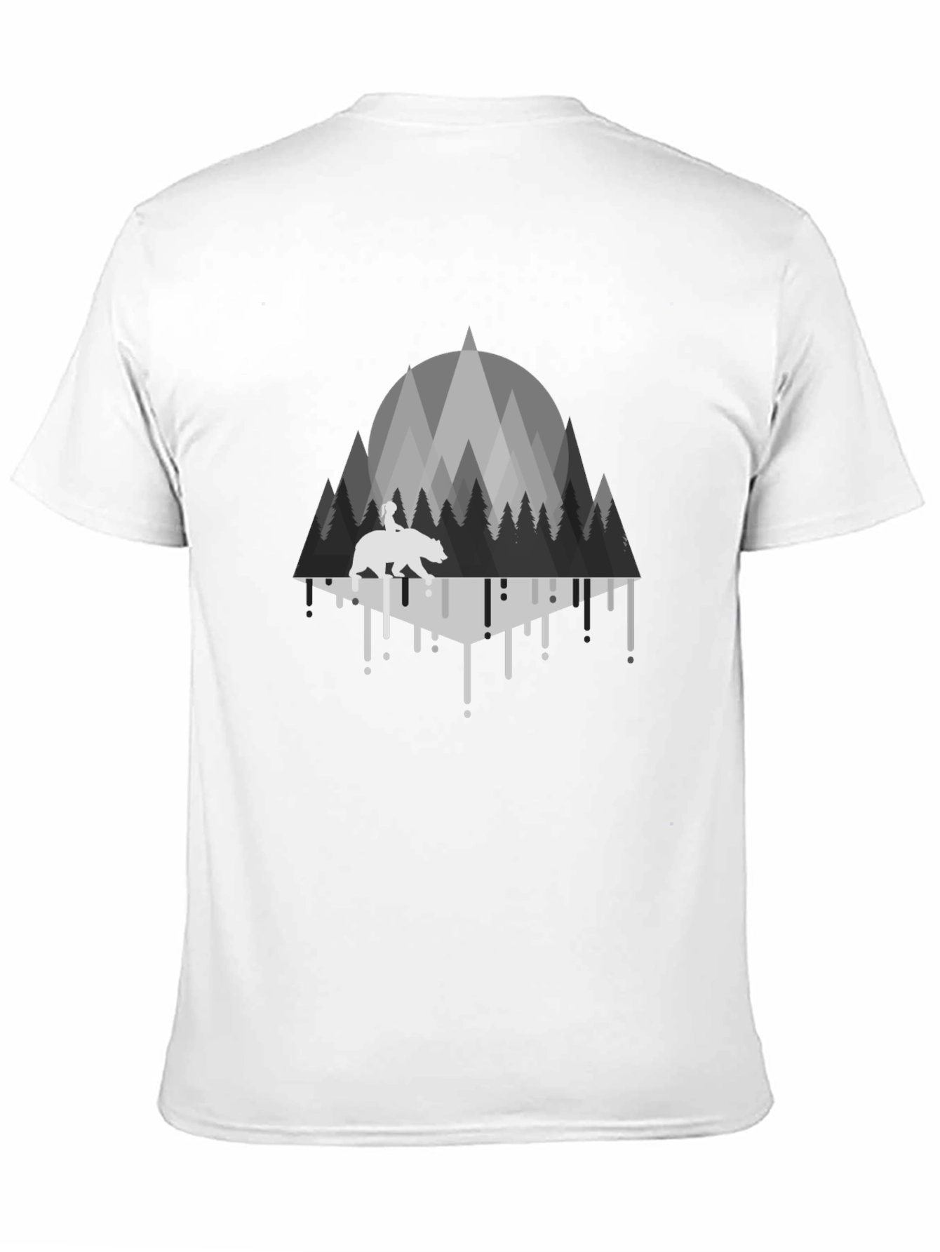 Bear & Rider Graphic Tee - Mountain Adventure Style