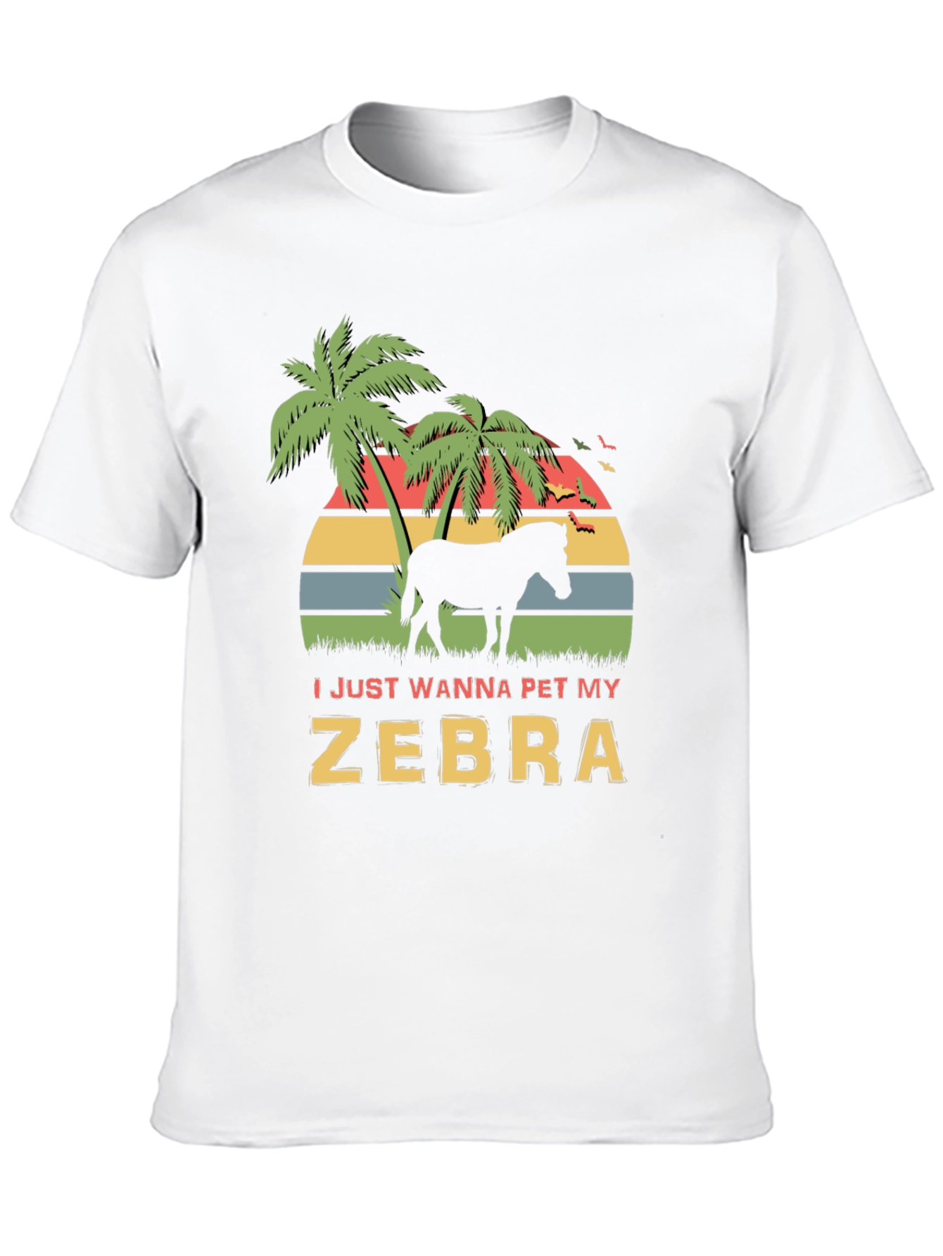 I Just Wanna Pet My Zebra Graphic Tee