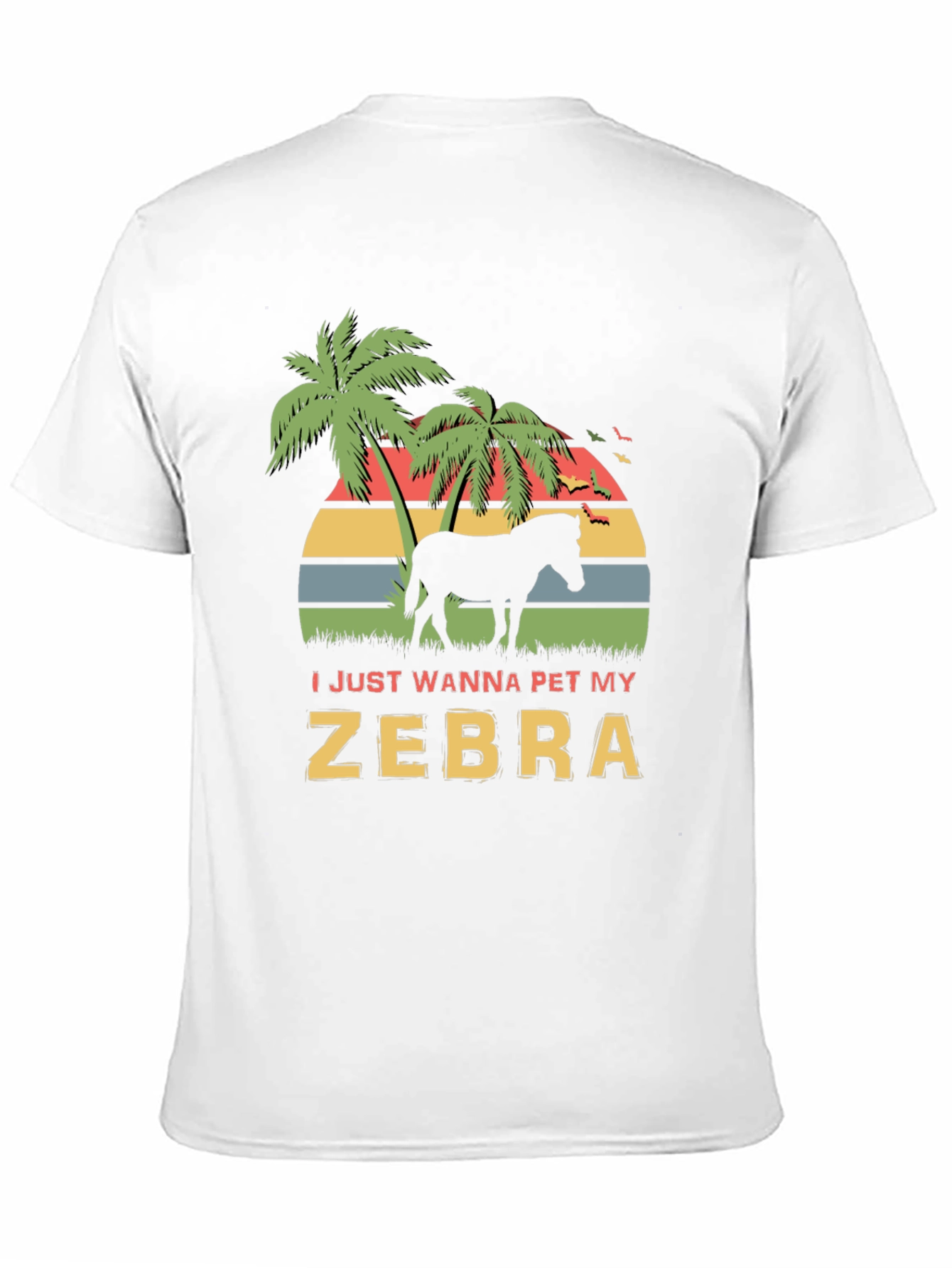 I Just Wanna Pet My Zebra Graphic Tee
