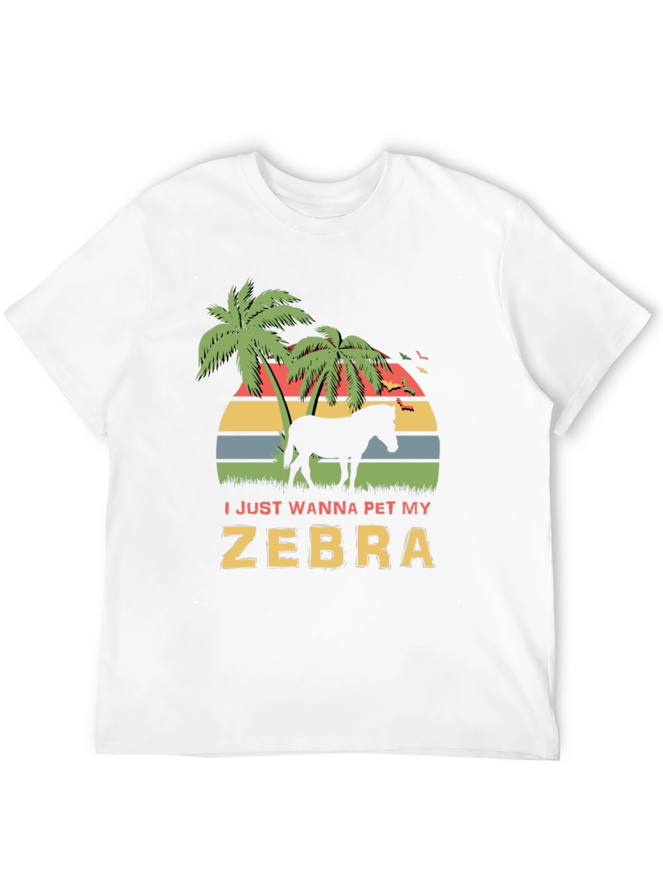 I Just Wanna Pet My Zebra Graphic Tee