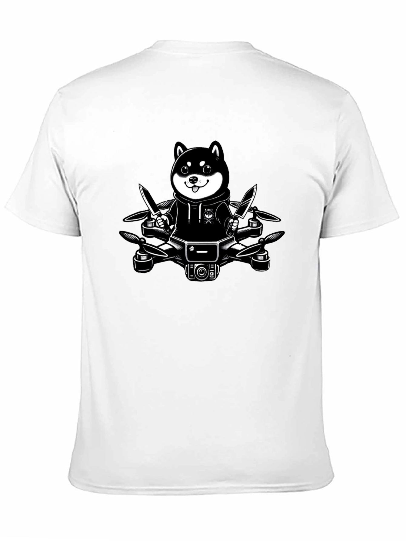 Shiba Inu Drone Graphic Tee