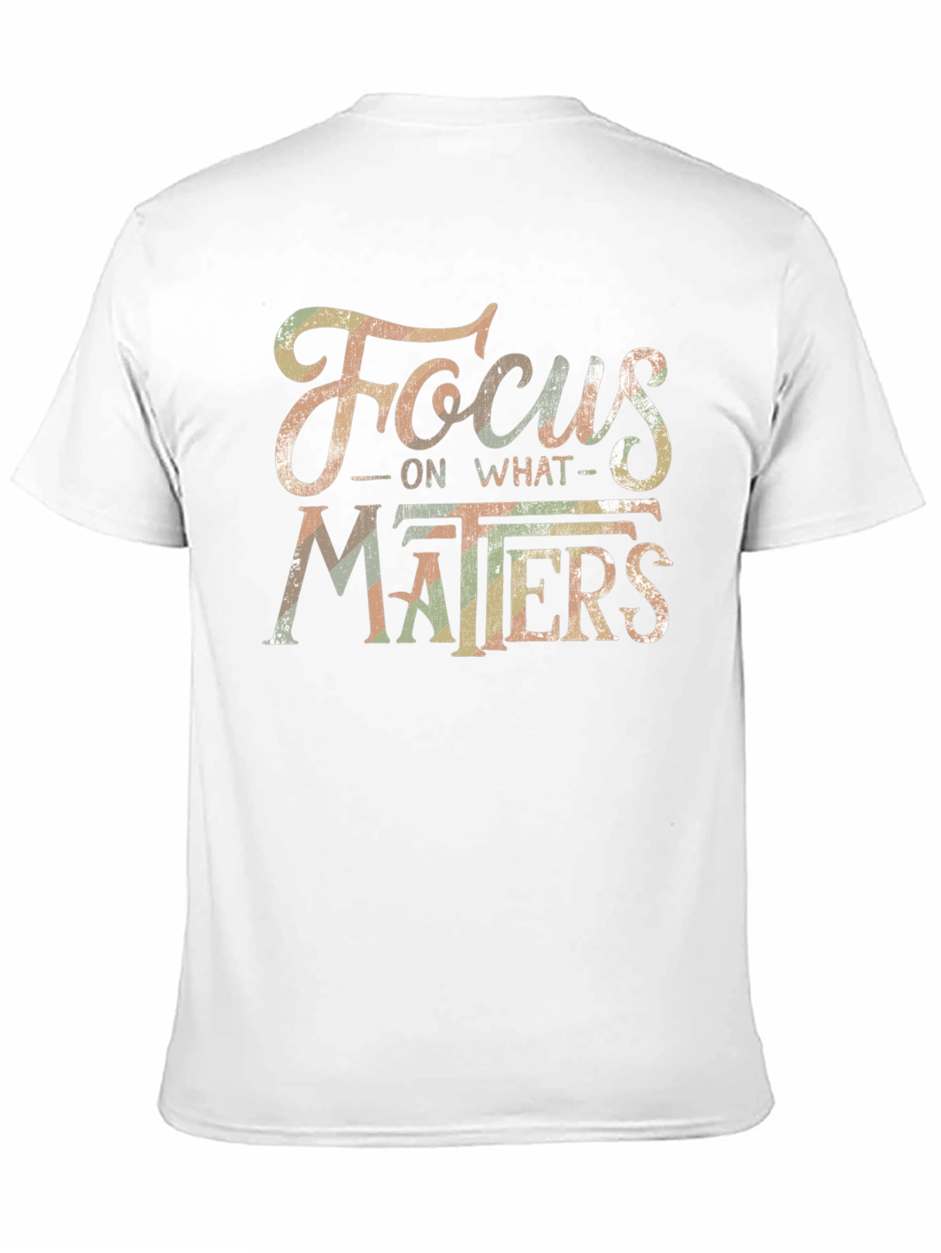 Focus On What Matters Graphic Tee - Inspirational Shirt