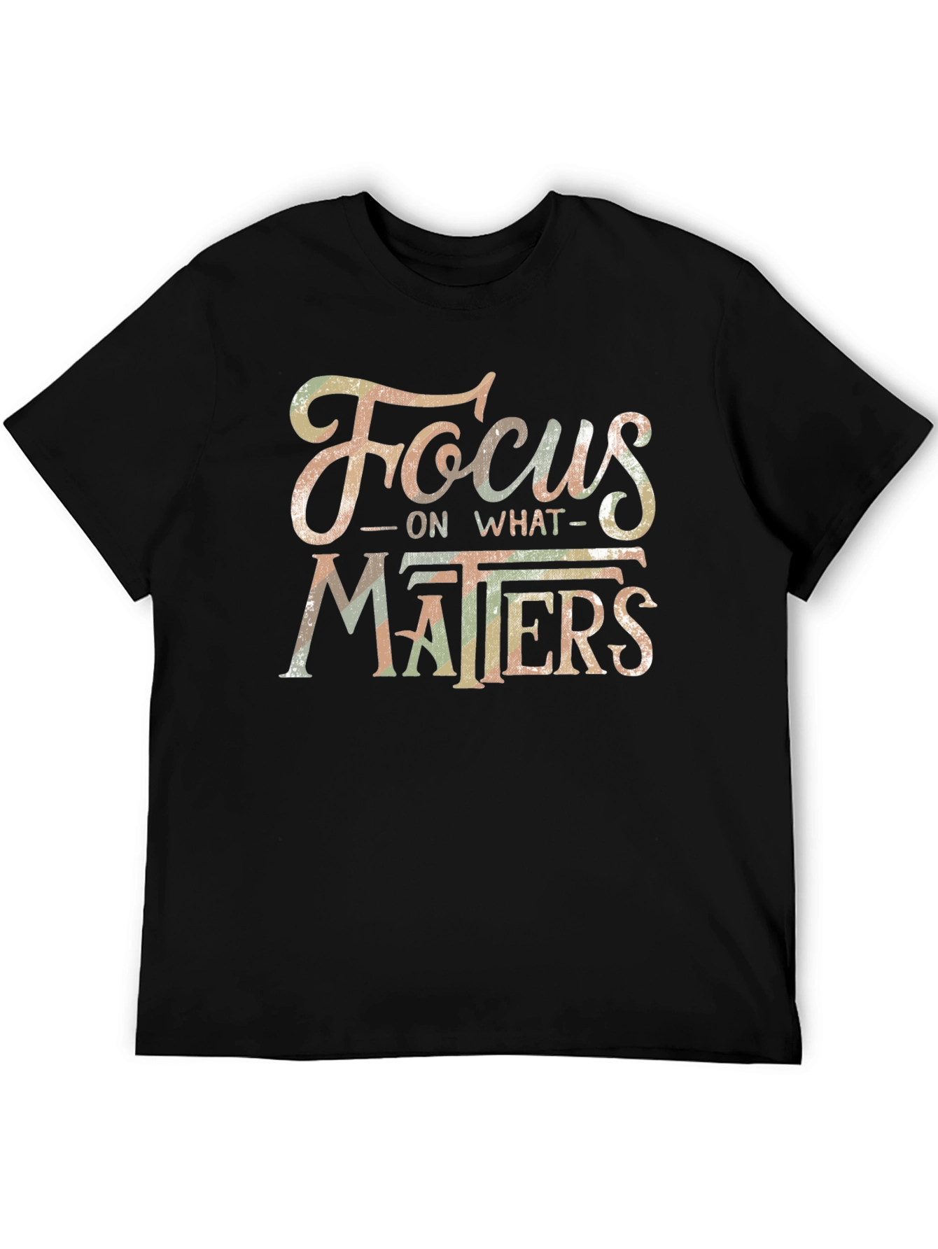 Focus On What Matters Graphic Tee - Inspirational Shirt