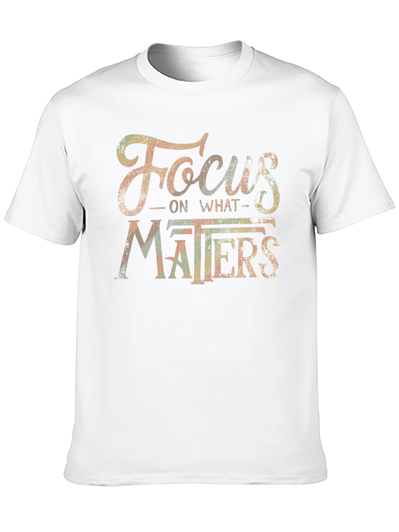 Focus On What Matters Graphic Tee - Inspirational Shirt