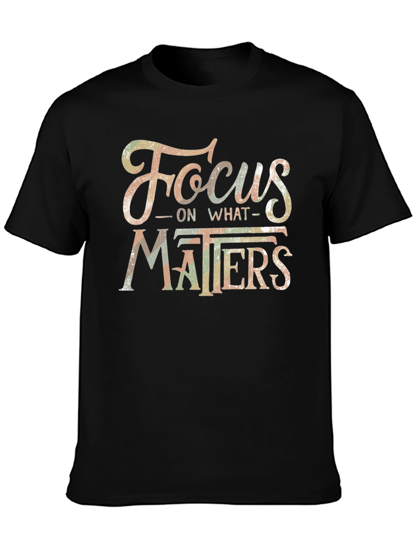 Focus On What Matters Graphic Tee - Inspirational Shirt