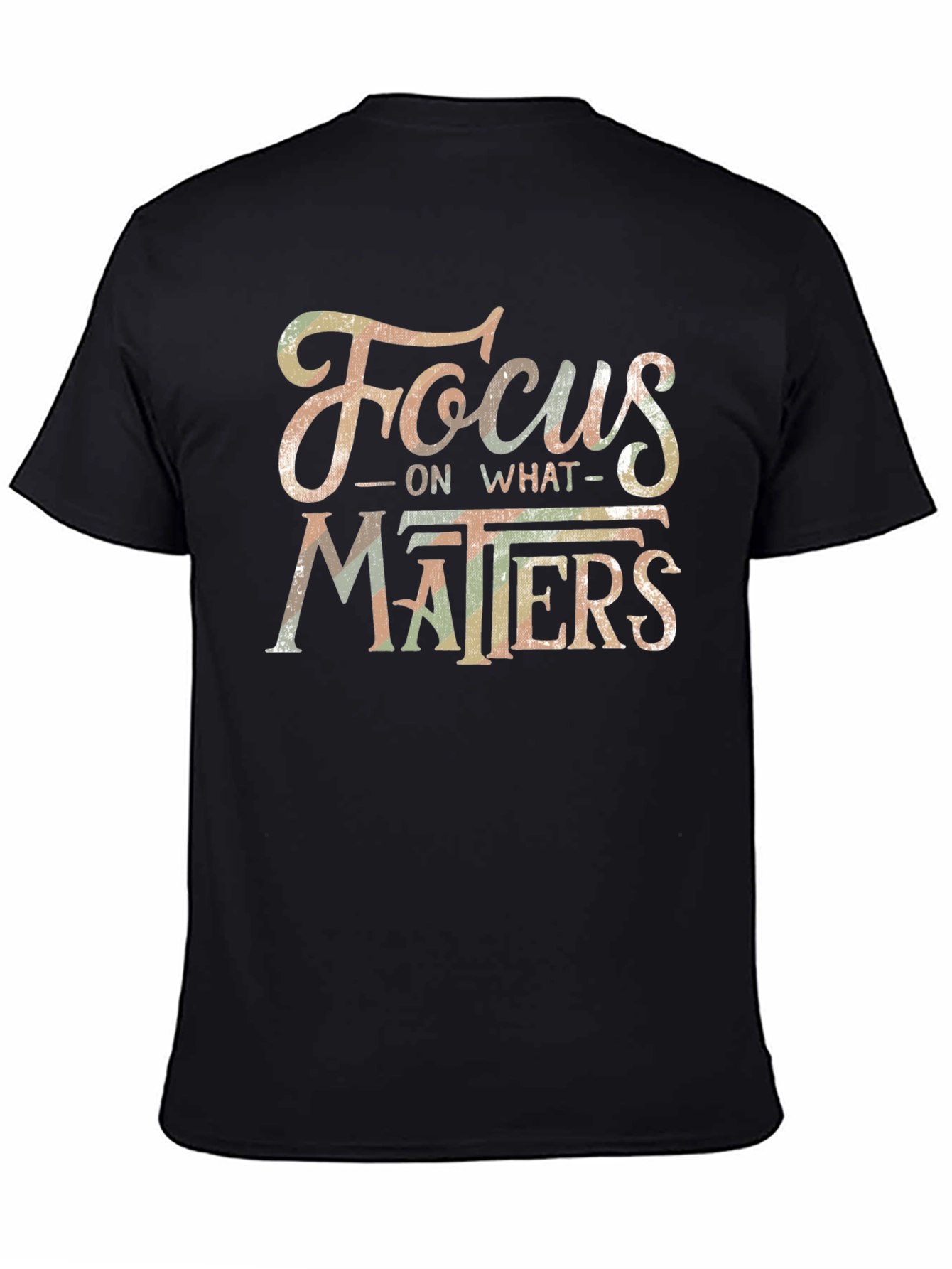 Focus On What Matters Graphic Tee - Inspirational Shirt