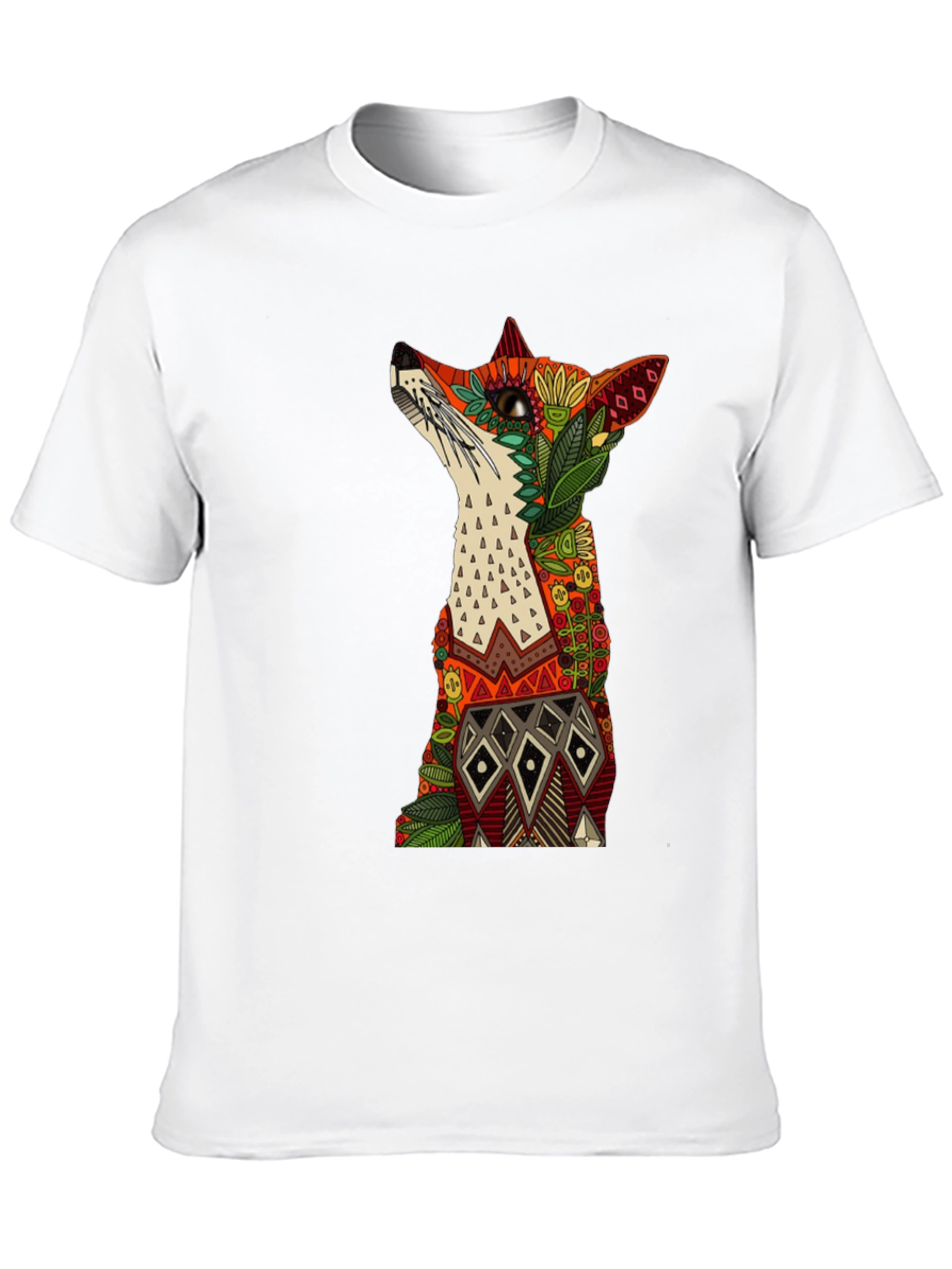 Fox Graphic Print Mens Black T-Shirt