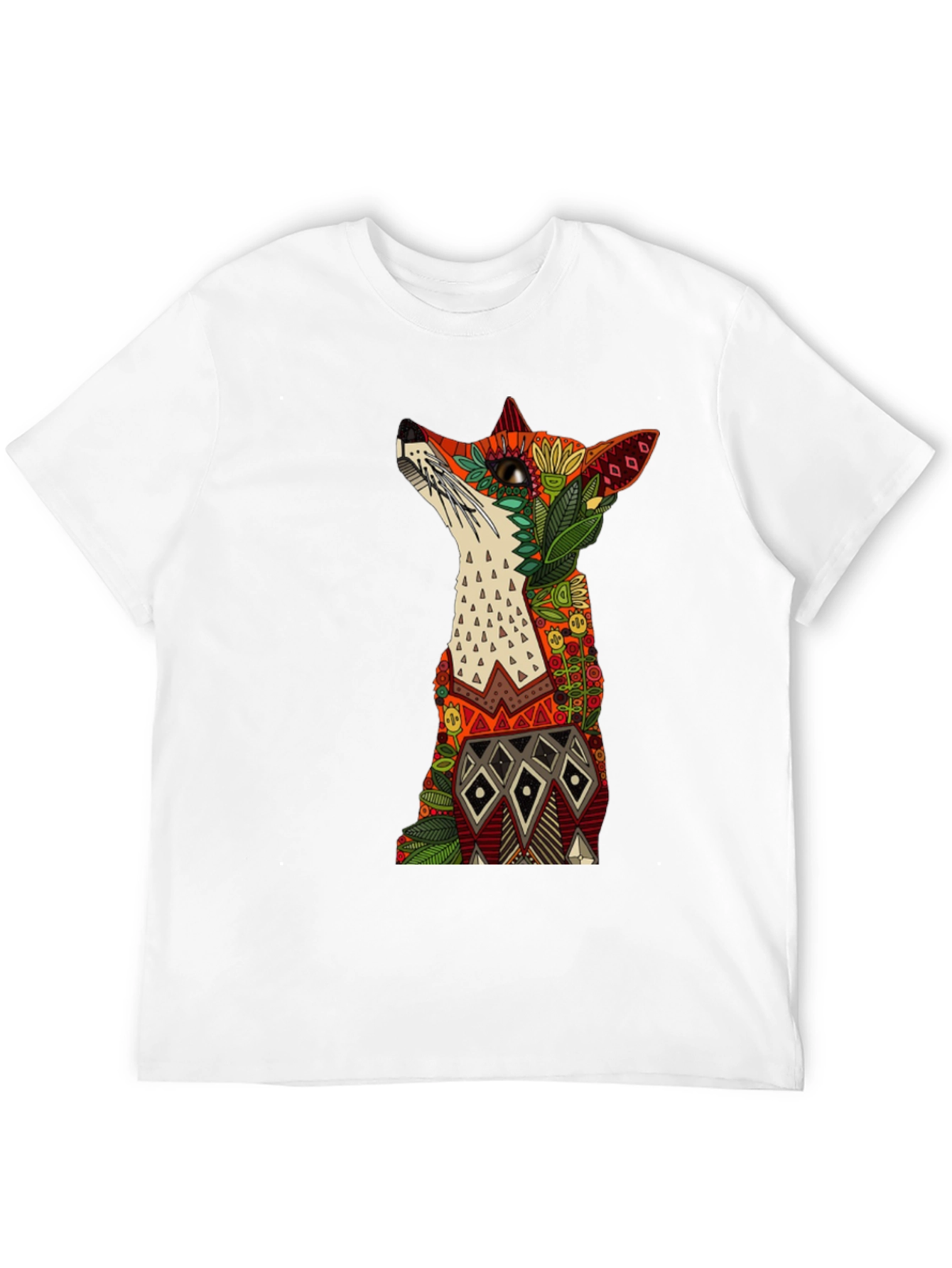 Fox Graphic Print Mens Black T-Shirt