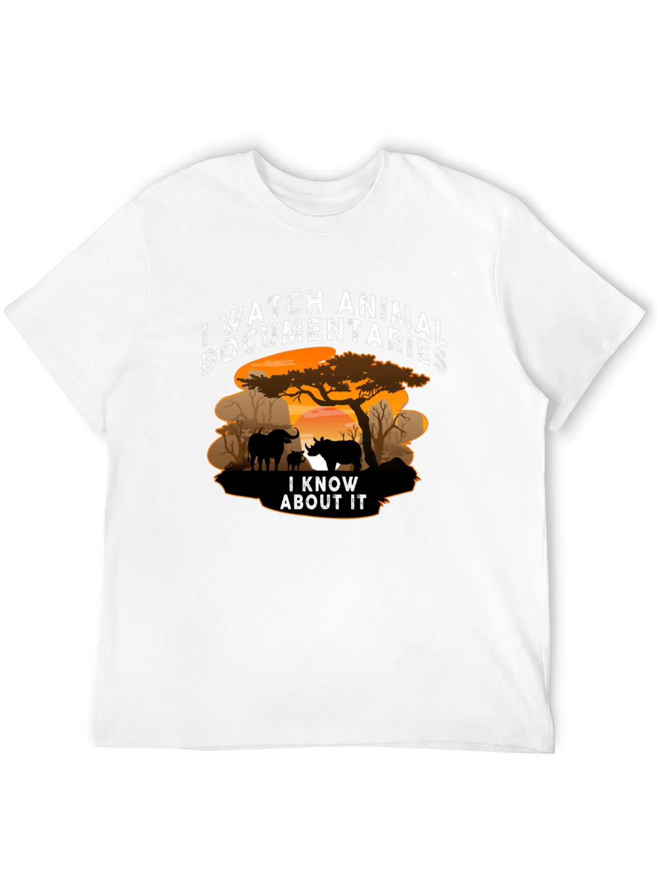 Animal Documentary Black T-Shirt