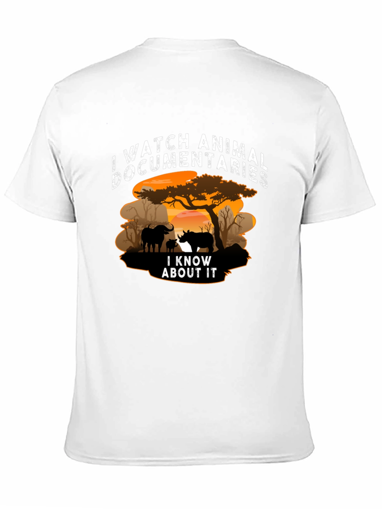 Animal Documentary Black T-Shirt