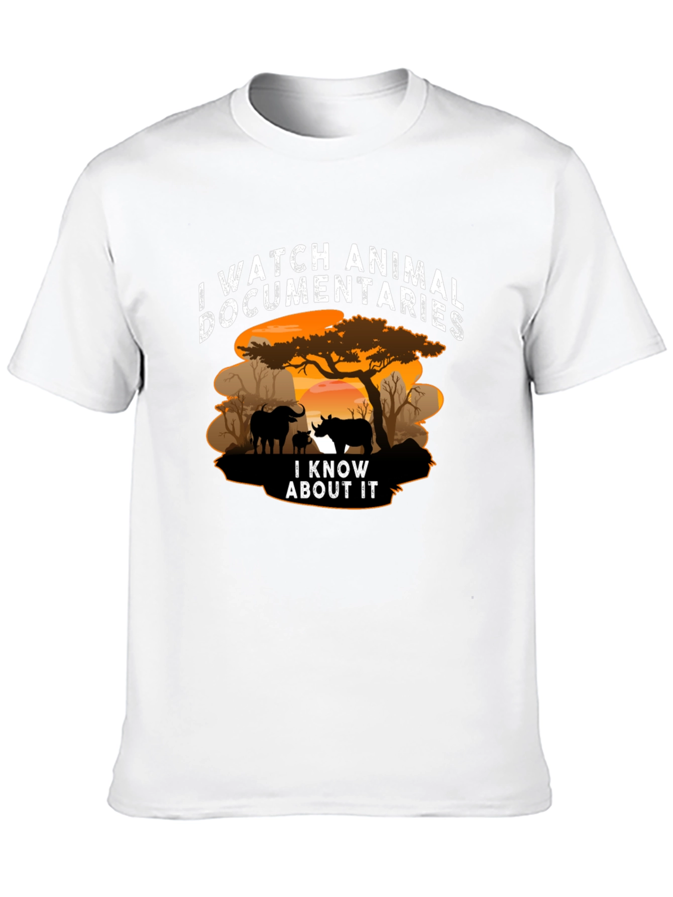 Animal Documentary Black T-Shirt