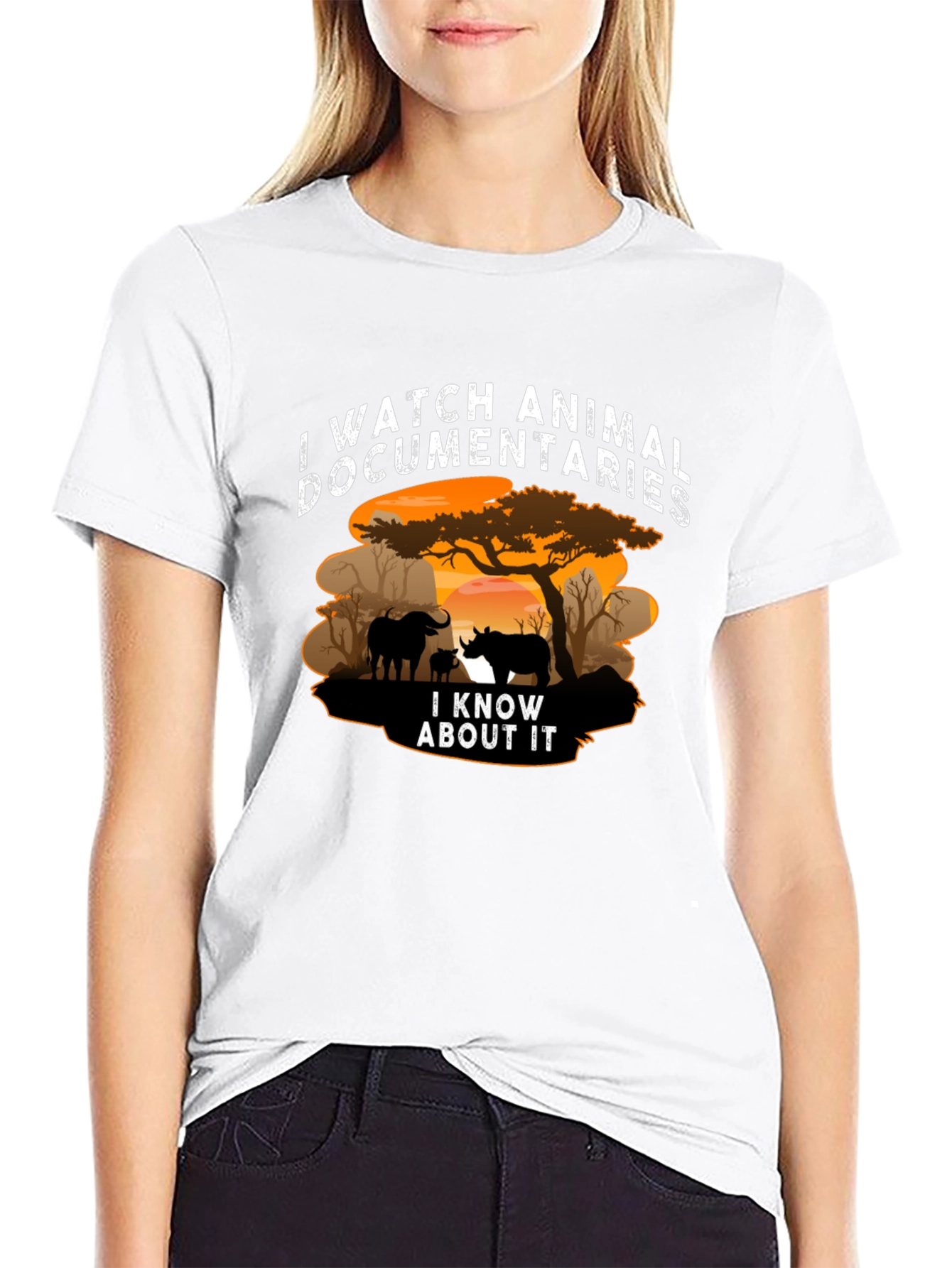 Animal Documentary Black T-Shirt